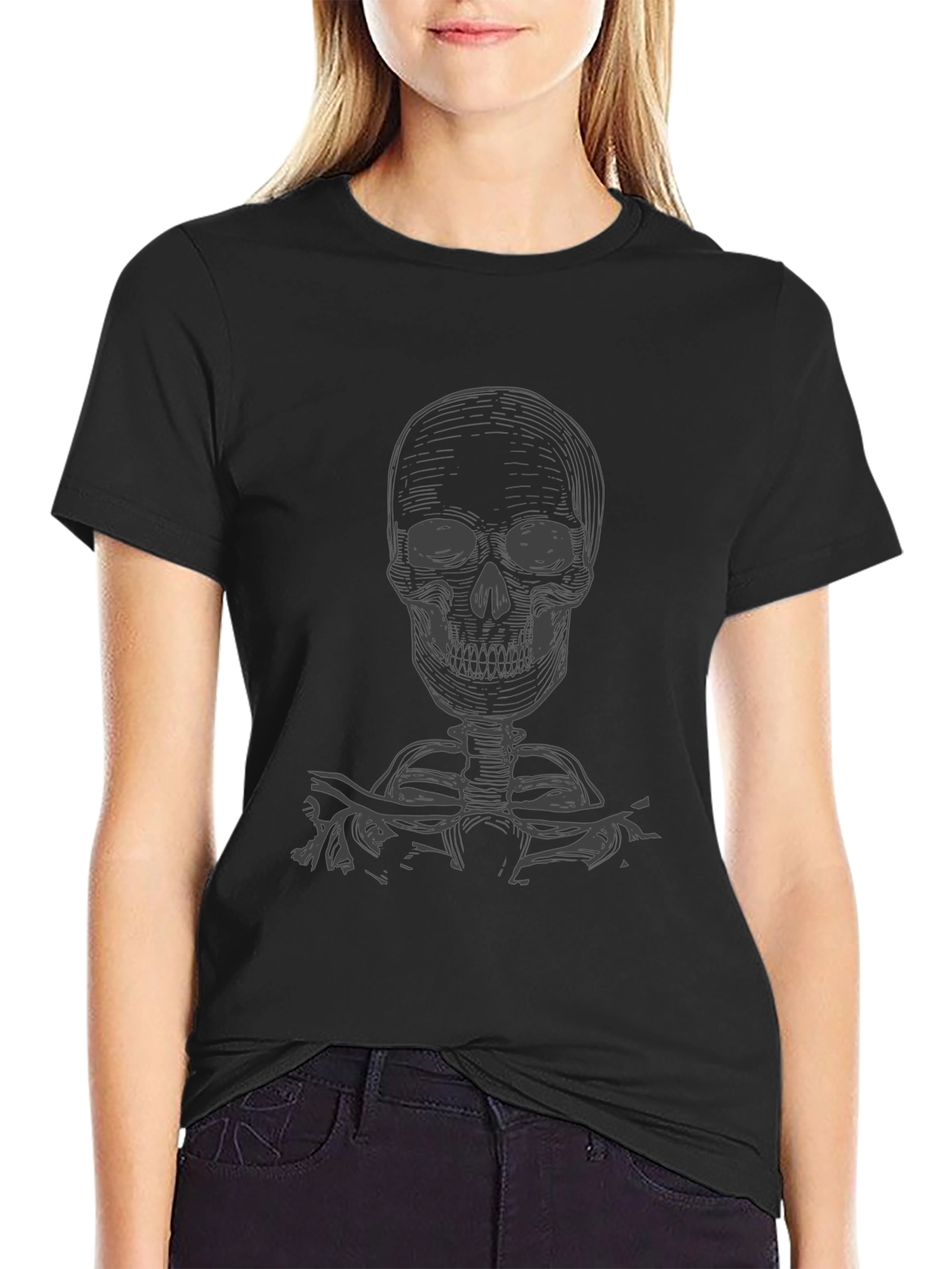 Skull and Bones Graphic T-Shirt - Mens