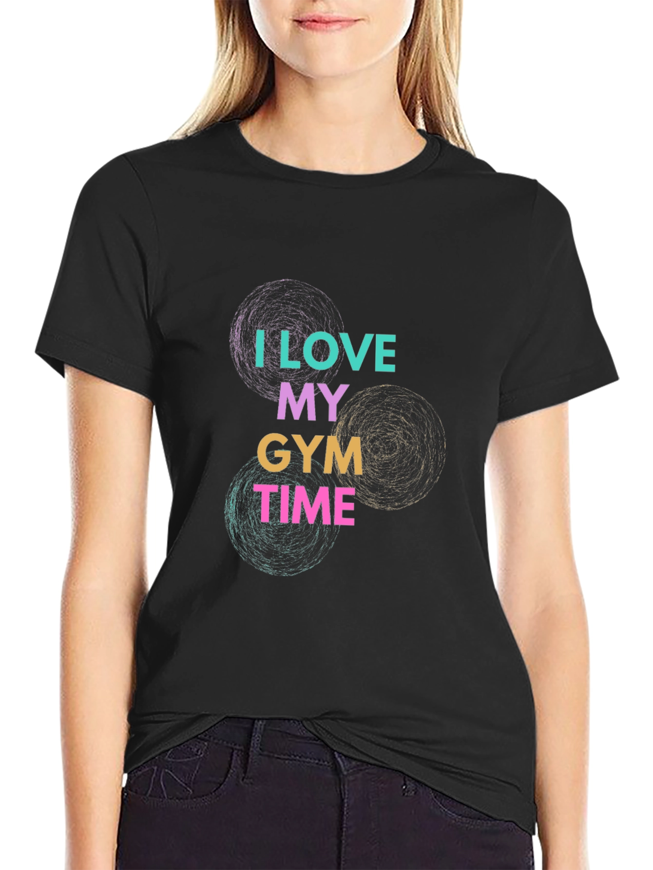 I Love My Gym Time Graphic T-Shirt