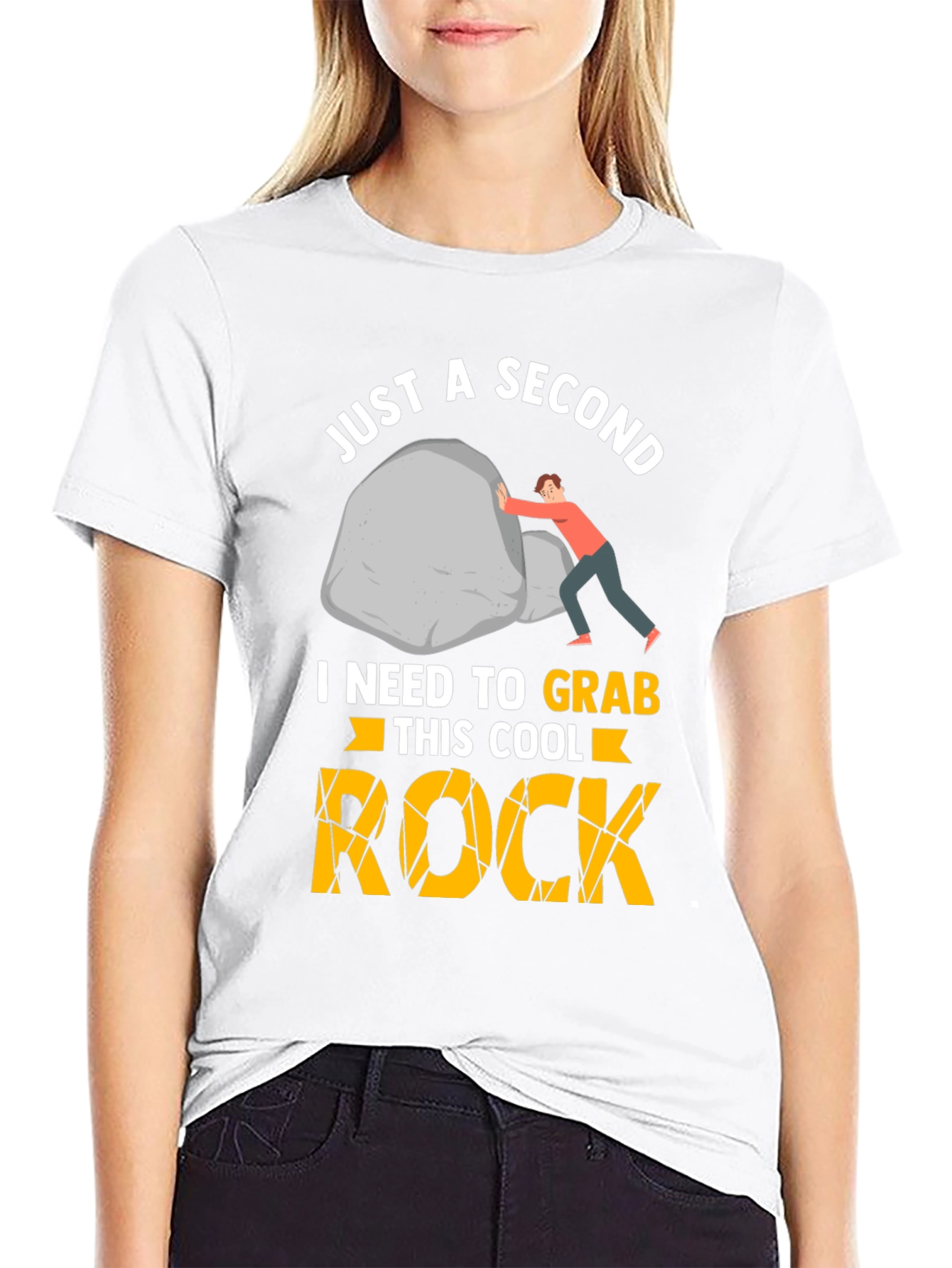 Just A Second Cool Rock Graphic Tee