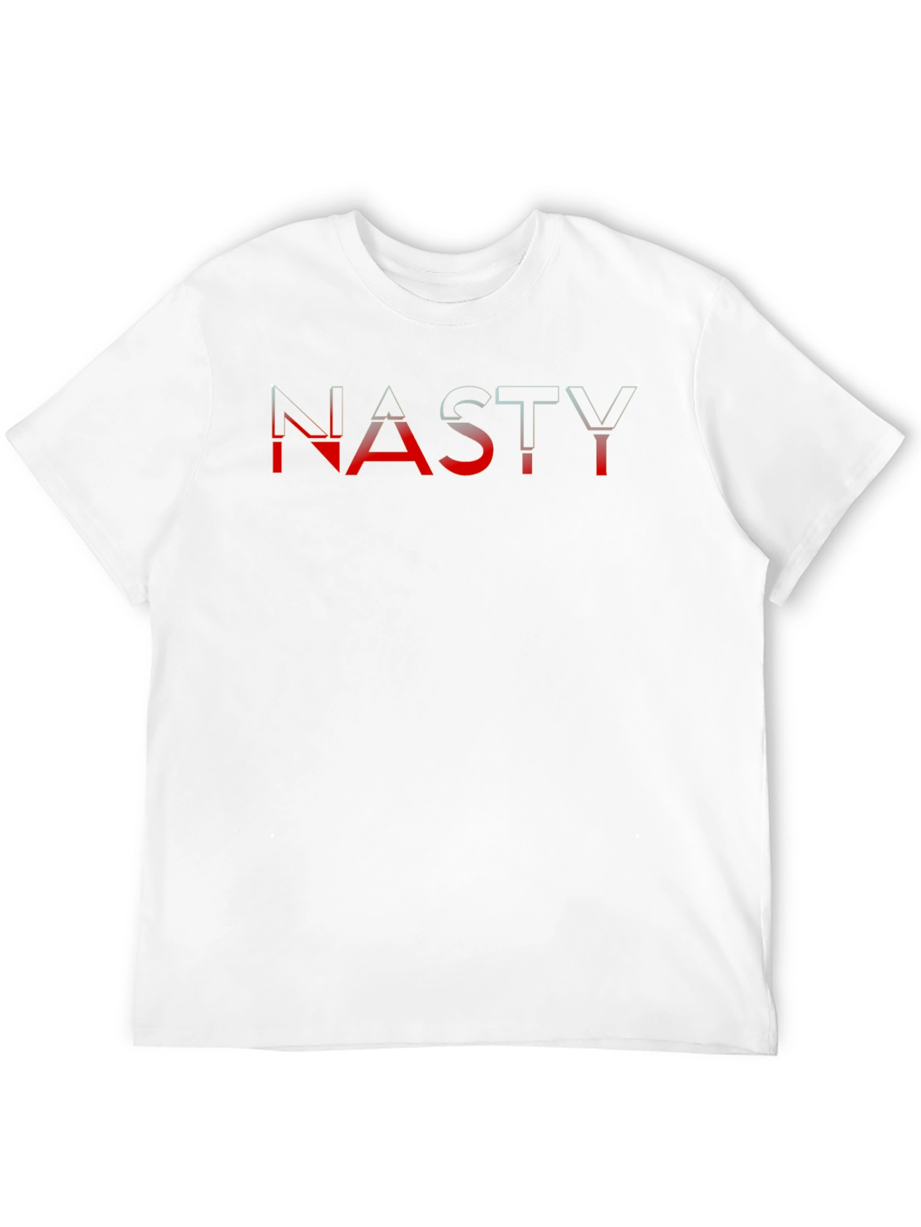 Nasty Graphic T-Shirt - Mens Black Crew Neck Tee