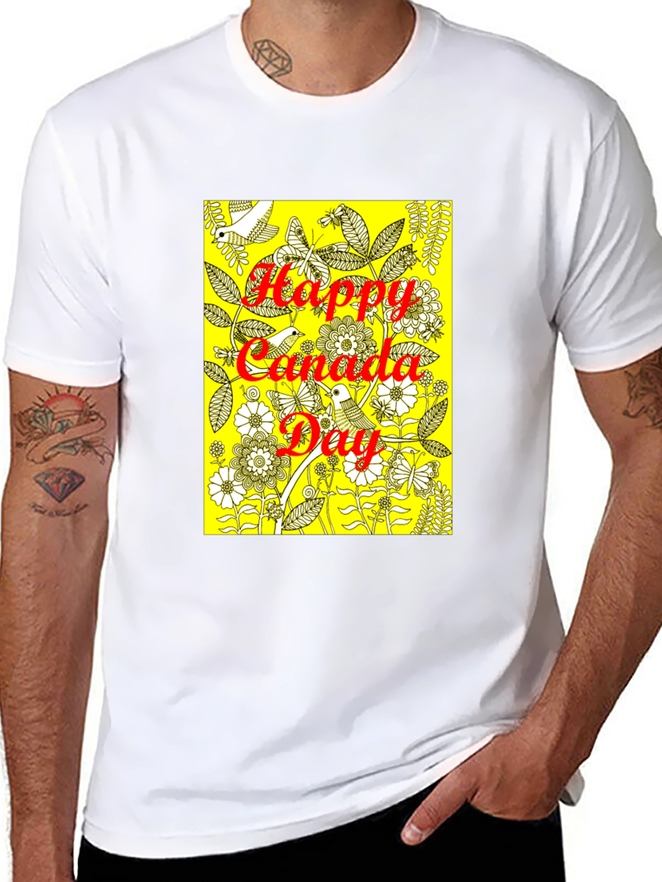 Happy Canada Day Graphic T-Shirt
