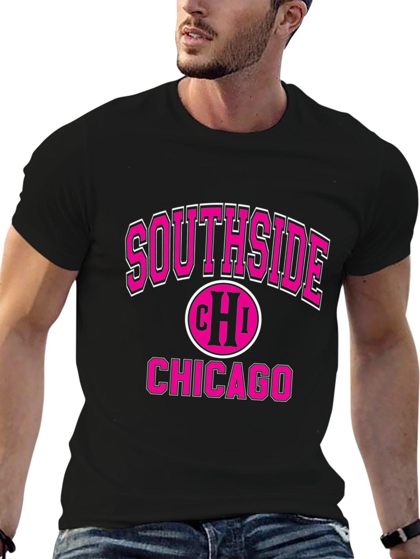 Southside Chicago Graphic Tee - Classic Black