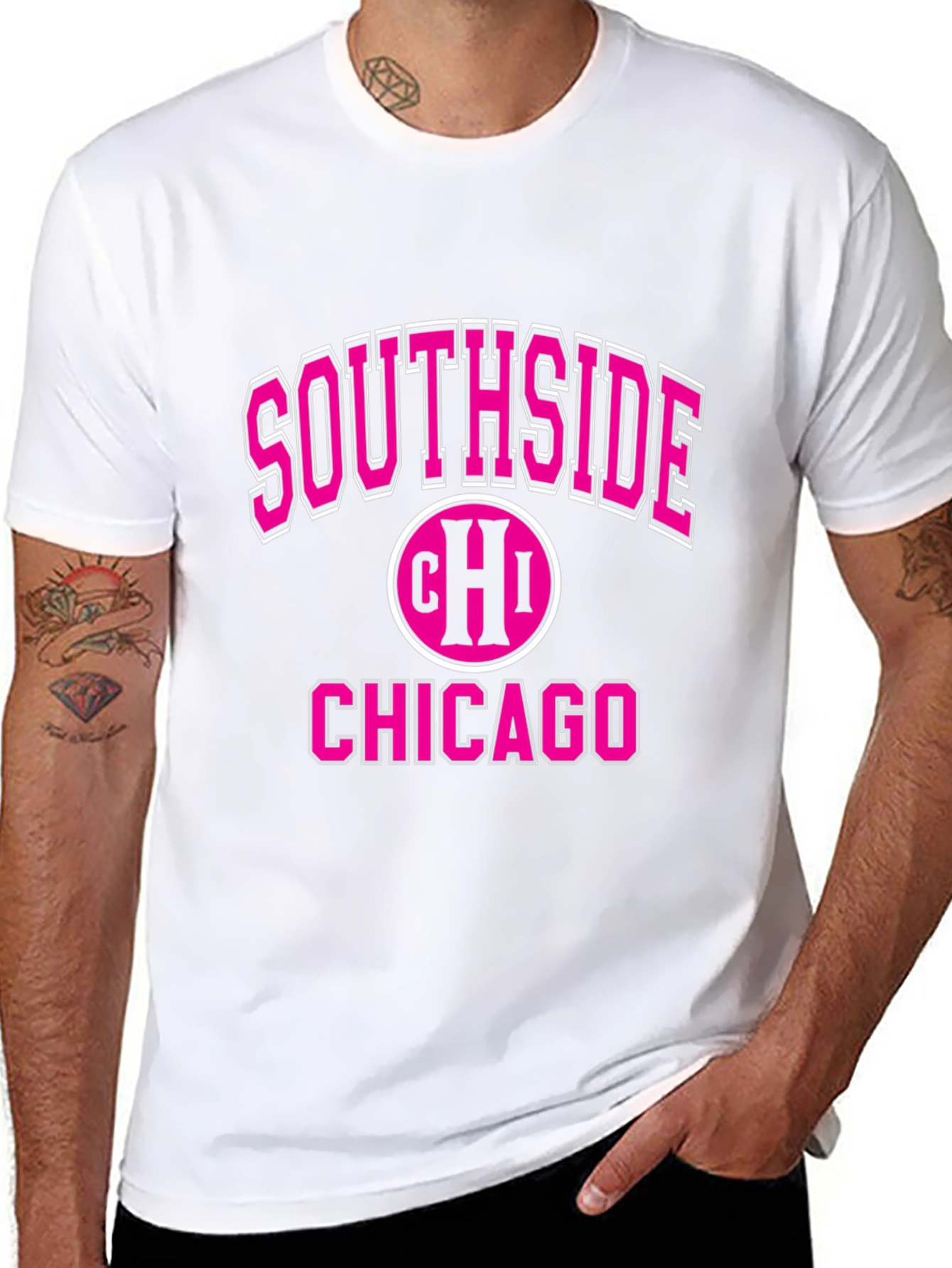 Southside Chicago Graphic Tee - Classic Black