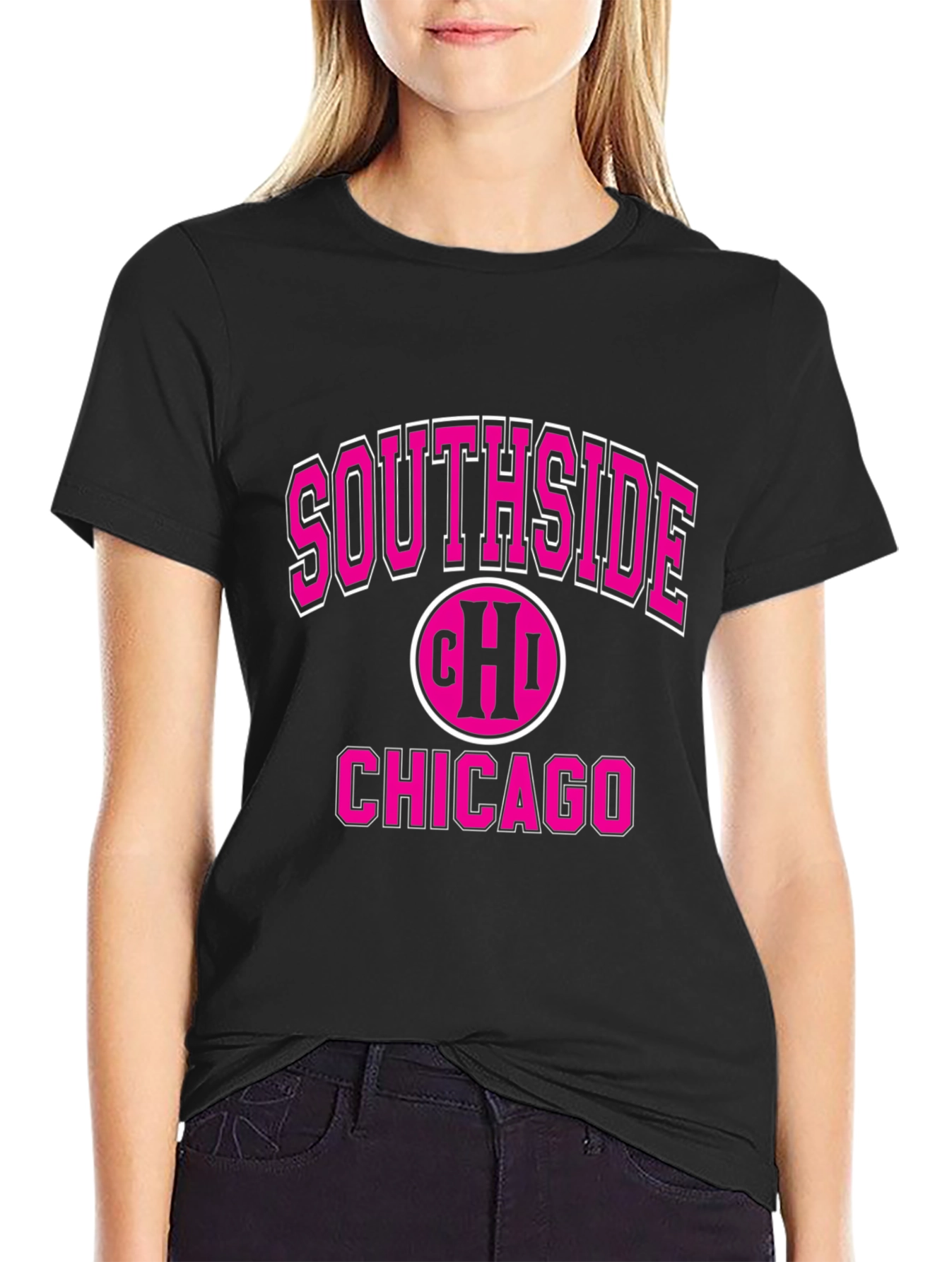 Southside Chicago Graphic Tee - Classic Black