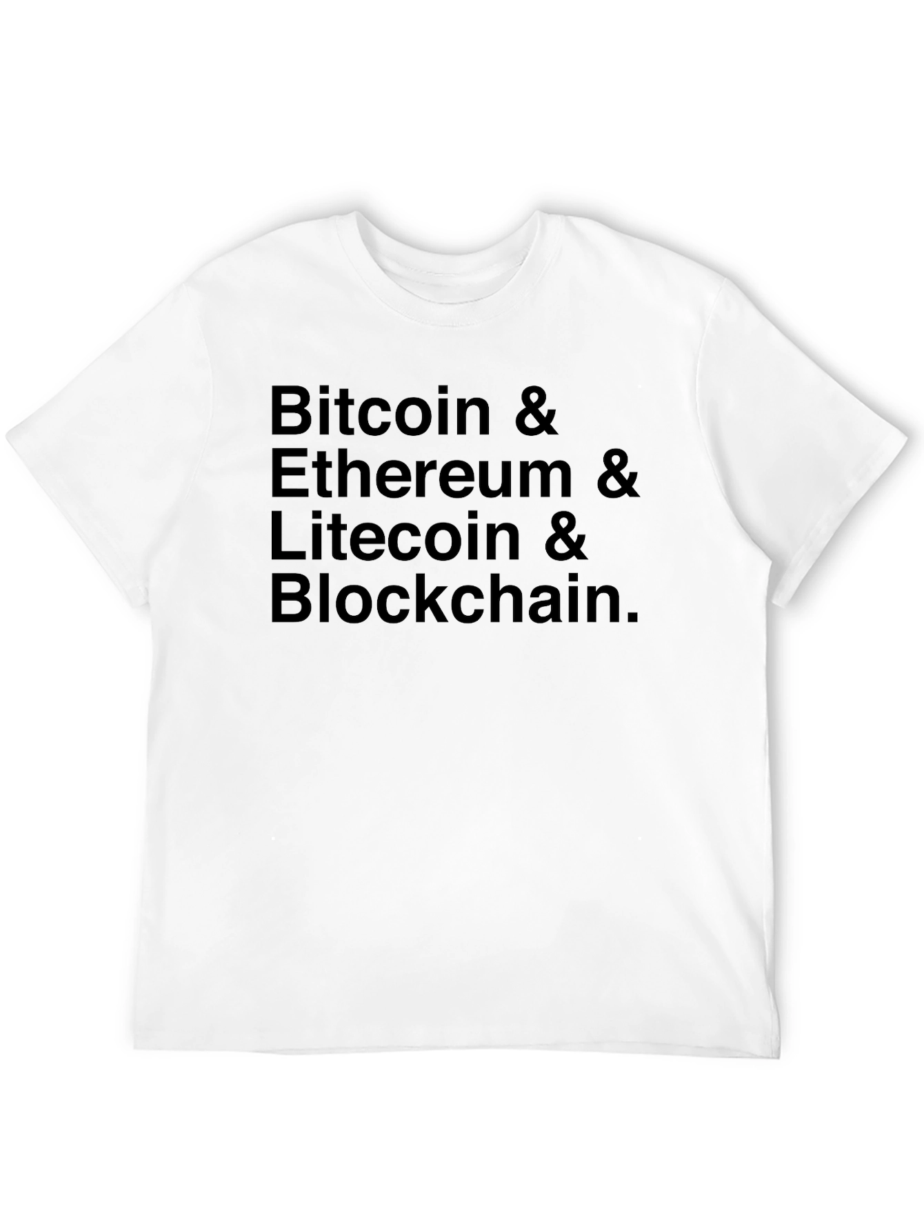 Bitcoin Ethereum Litecoin Blockchain T-Shirt