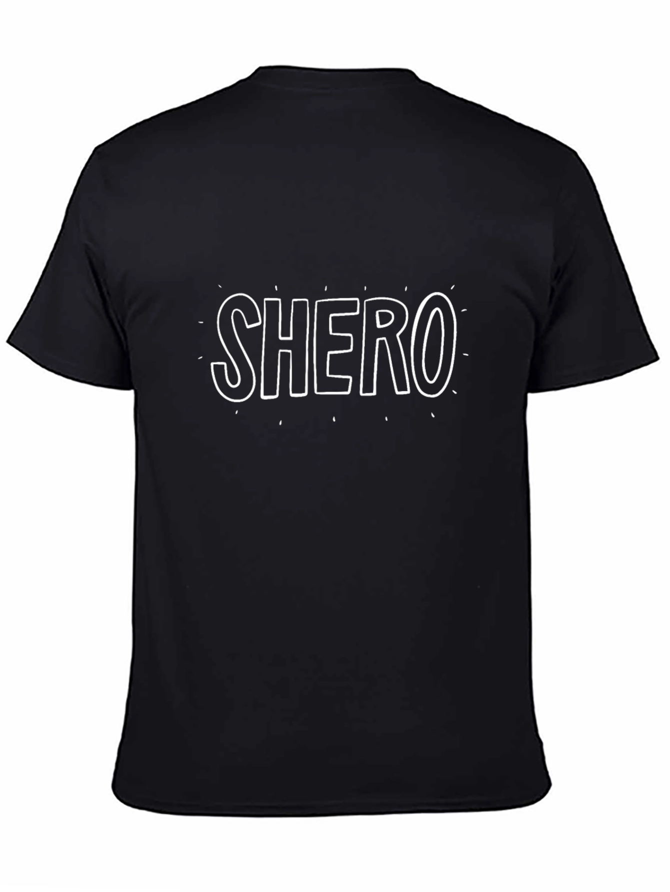 SHERO Graphic Tee - Empowering Womens Black T-Shirt