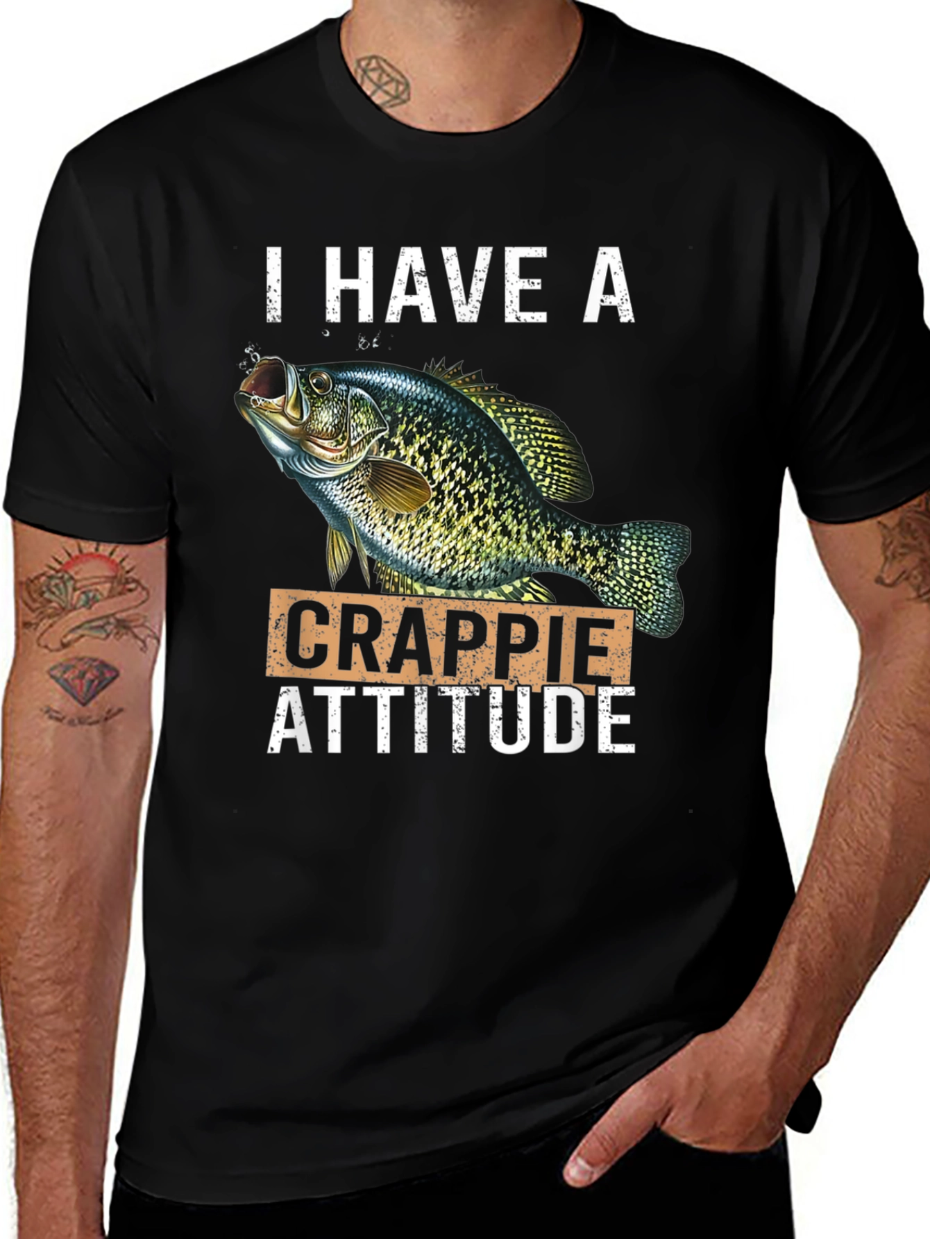 I Have A Crappie Attitude Graphic T-Shirt