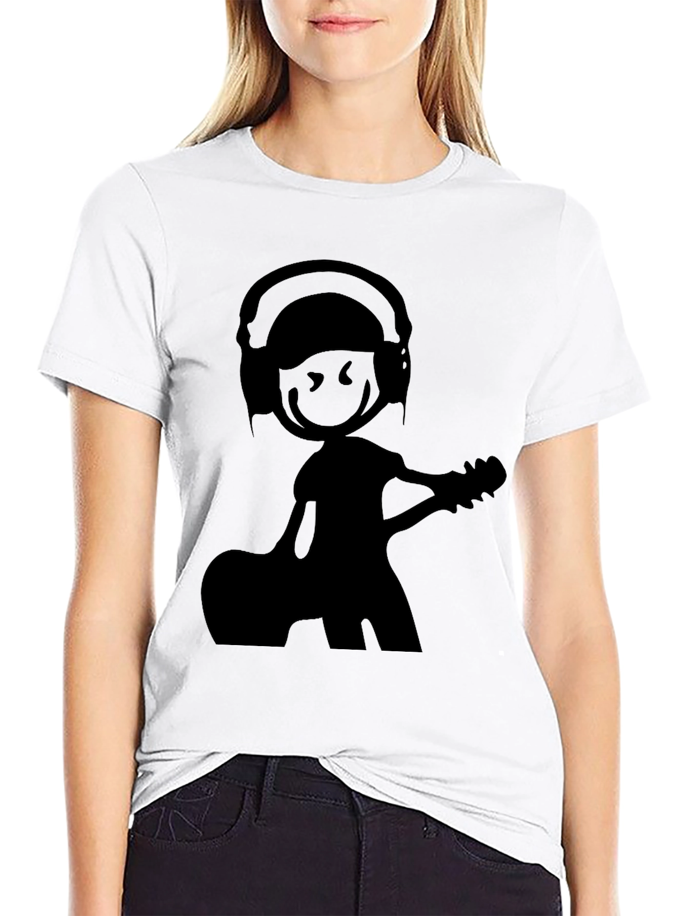 Stick Figure Musician T-Shirt