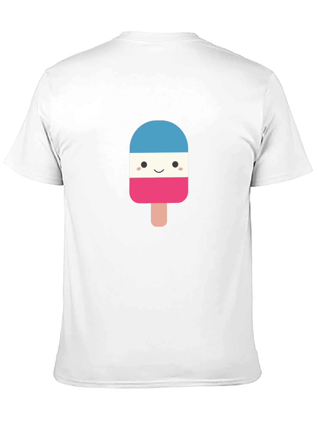 Novelty Popsicle Graphic Tee - Black Cotton Blend
