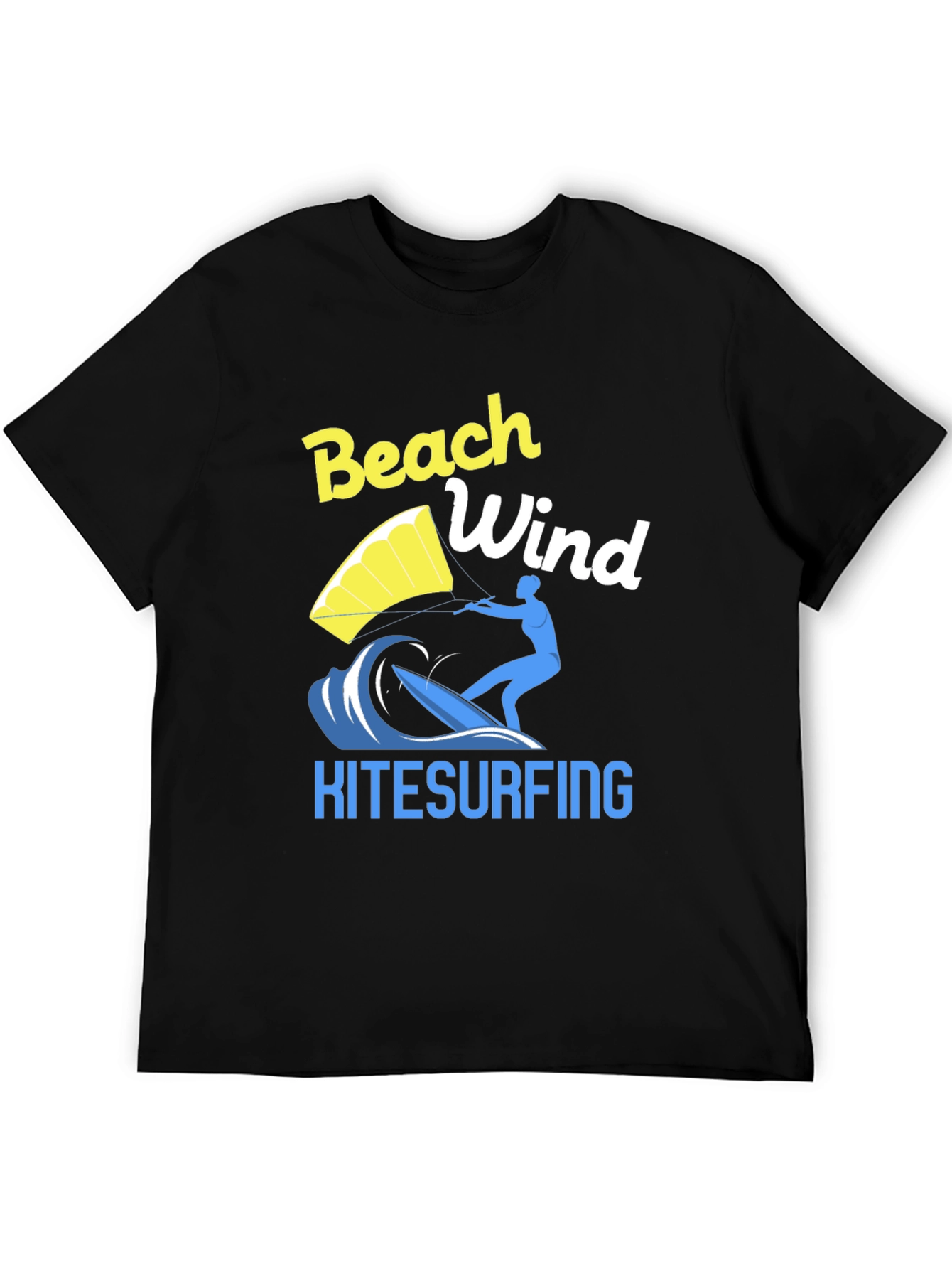 Beach Wind Kitesurfing Graphic Tee