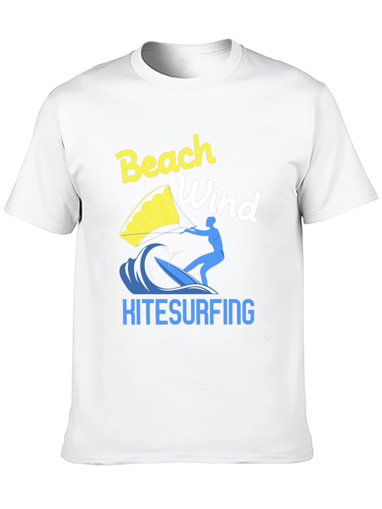 Beach Wind Kitesurfing Graphic Tee