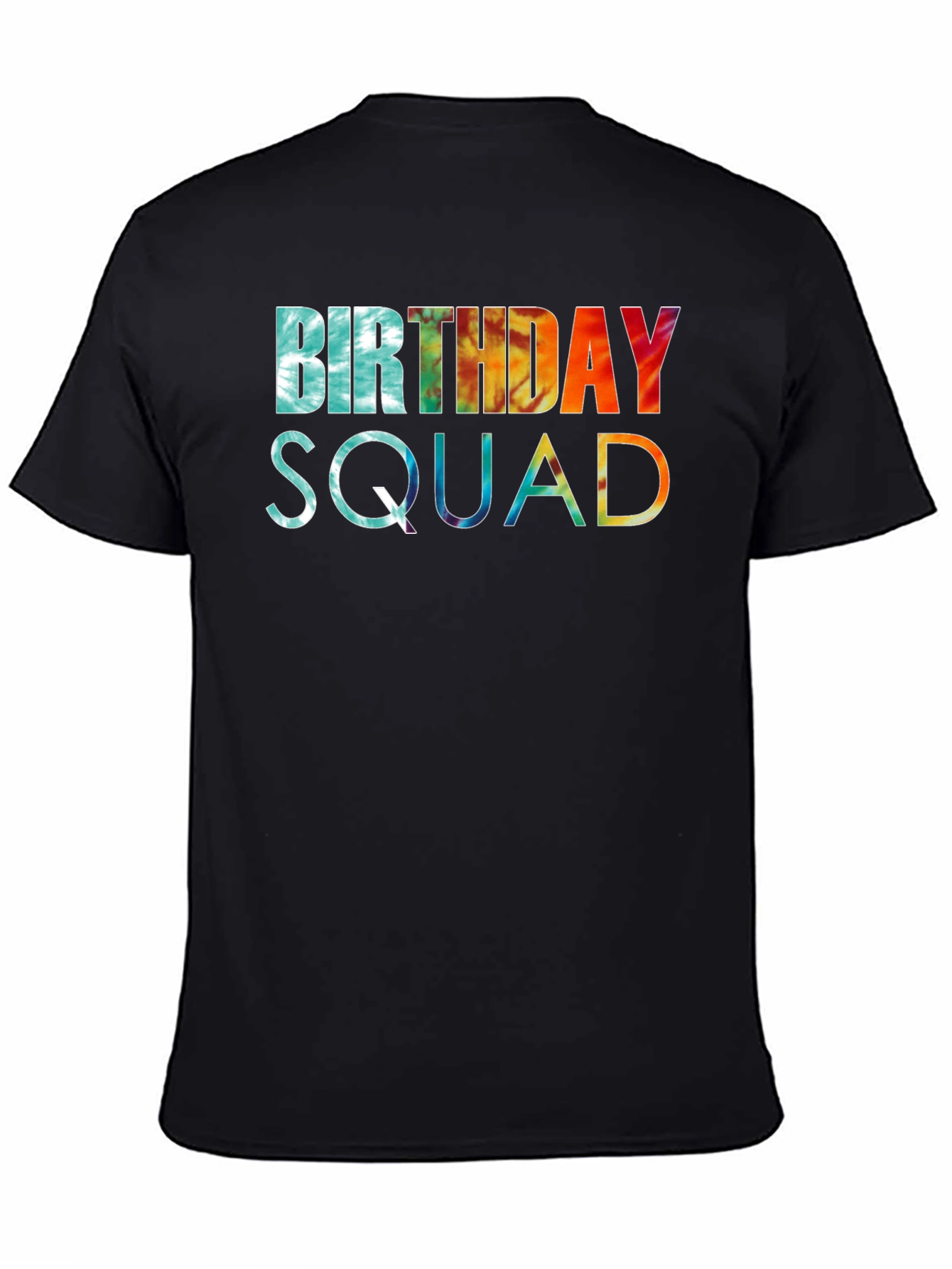Birthday Squad Tie Dye Graphic Tee