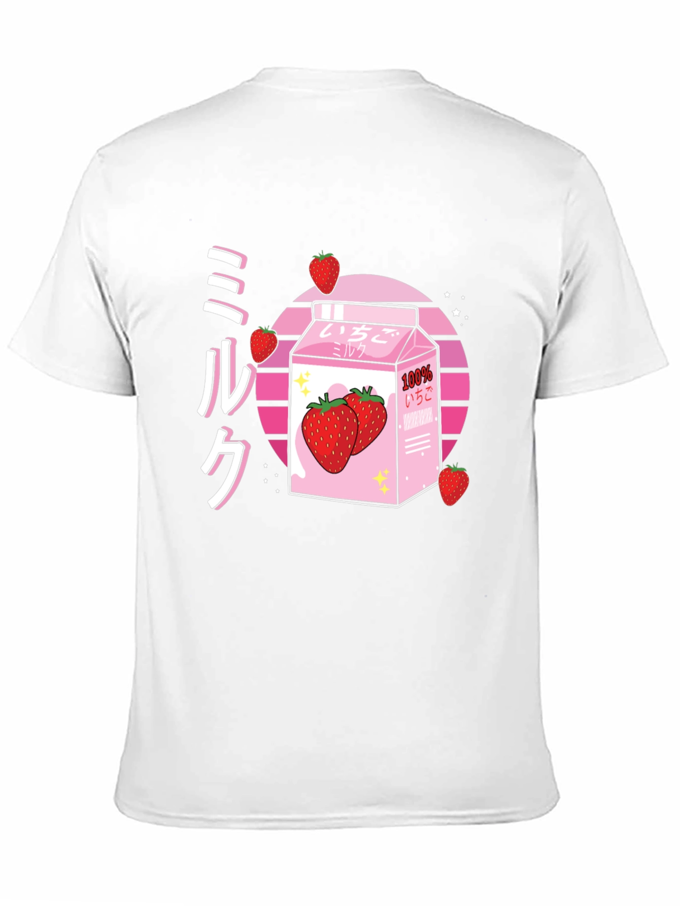 Strawberry Milk T-Shirt - Kawaii Style