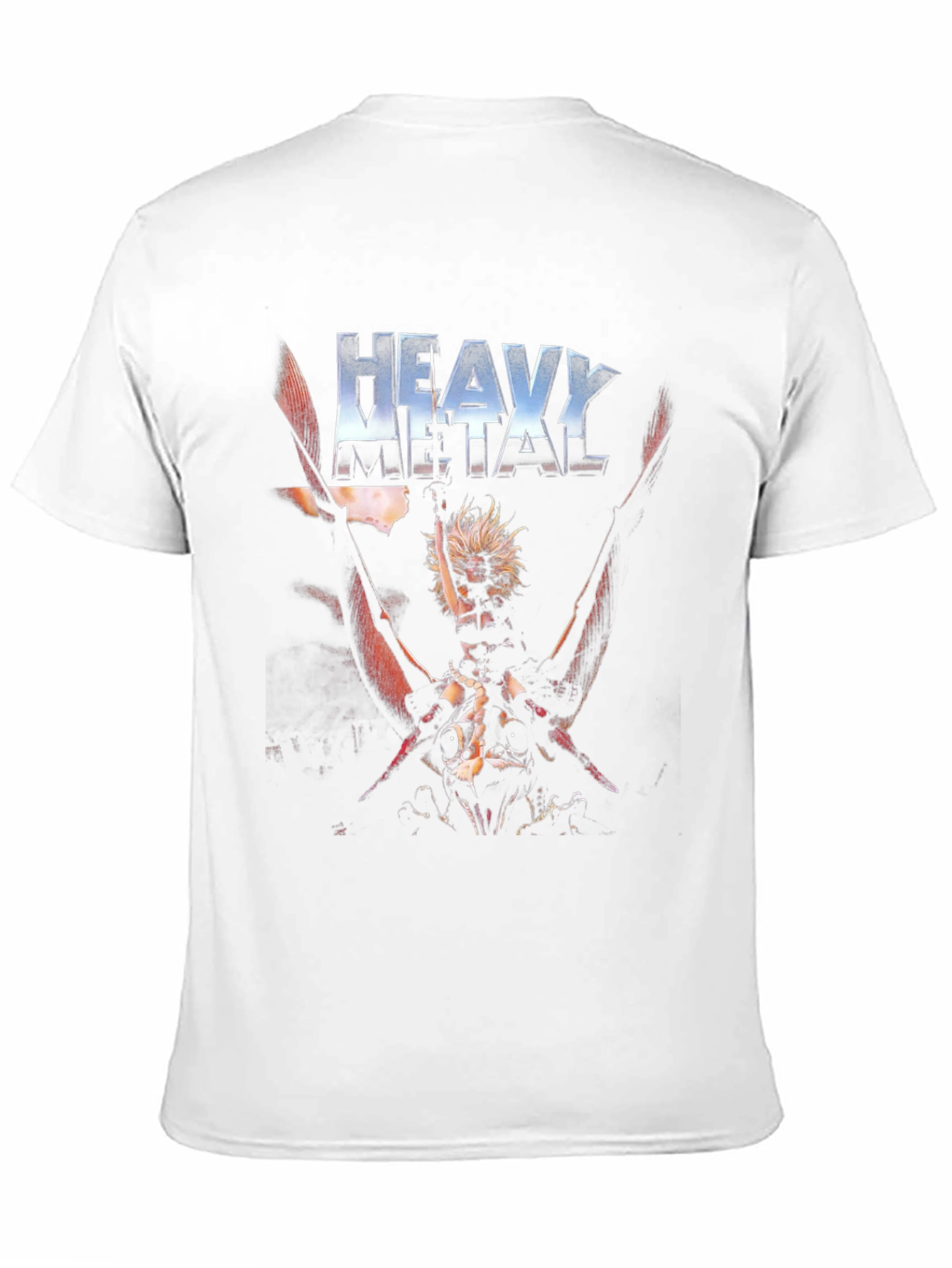Heavy Metal T-Shirt - Classic Sci-Fi Fantasy Design