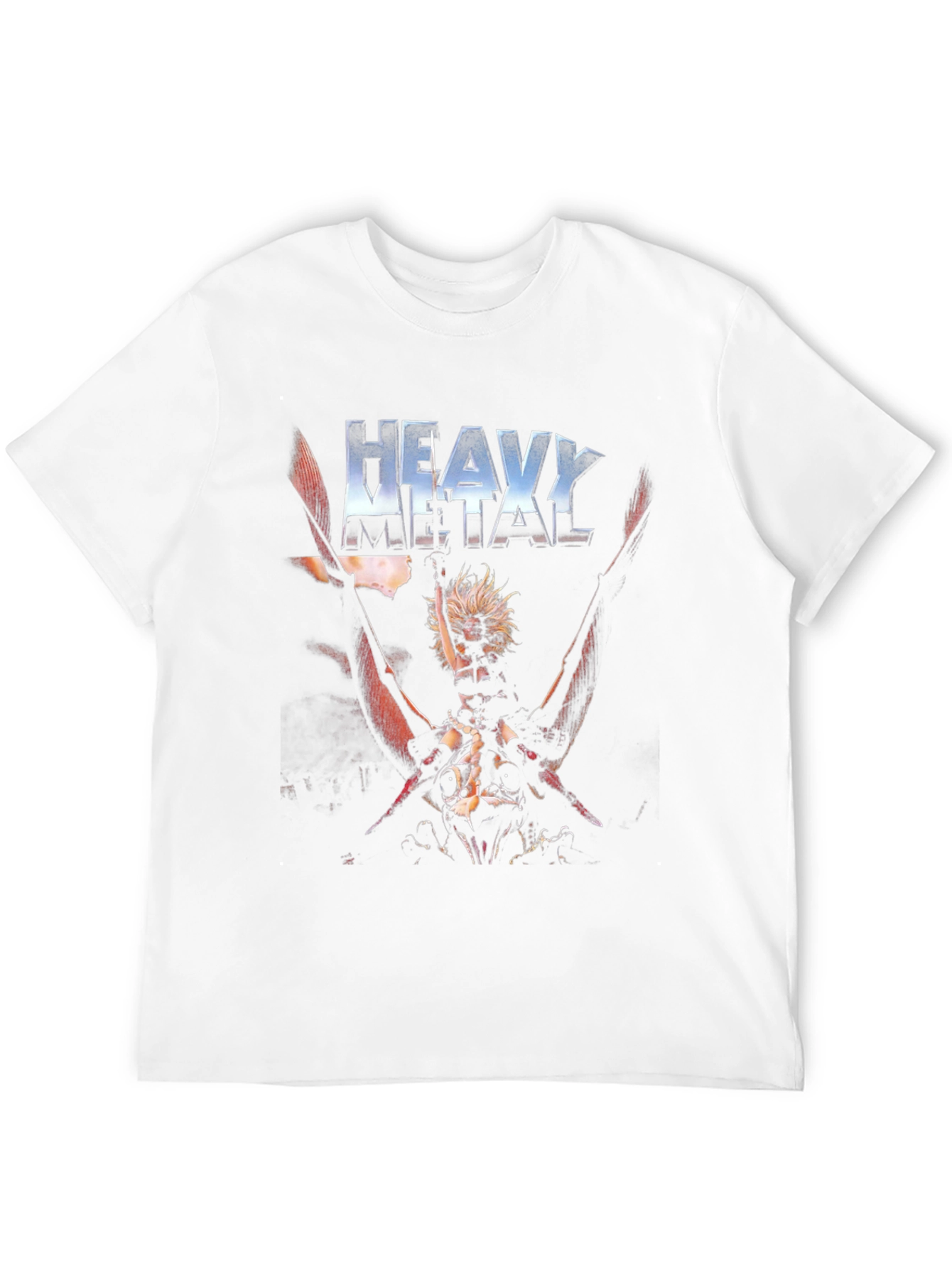 Heavy Metal T-Shirt - Classic Sci-Fi Fantasy Design