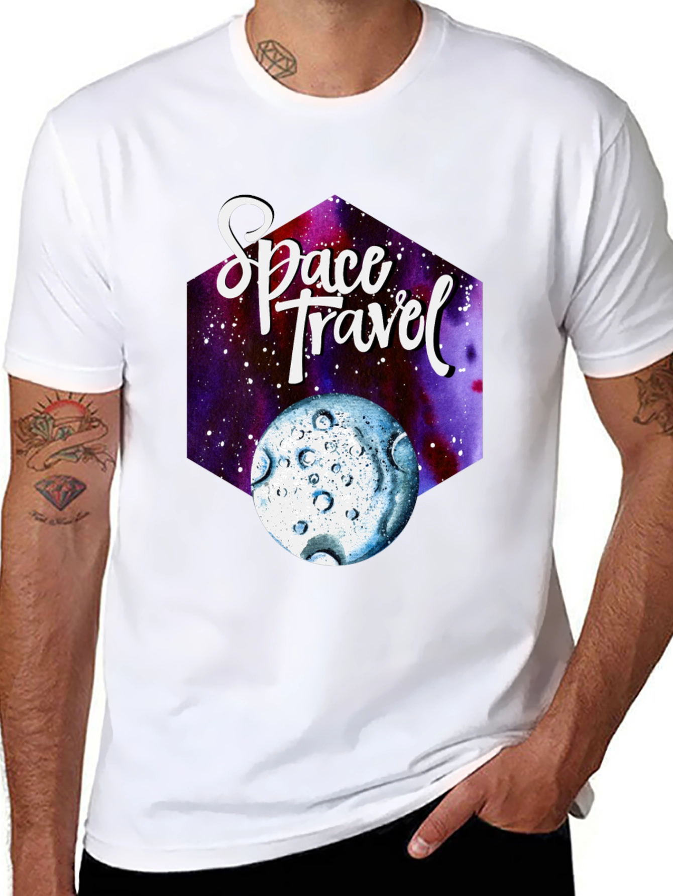 Space Travel T-Shirt - Galaxy Adventure Tee