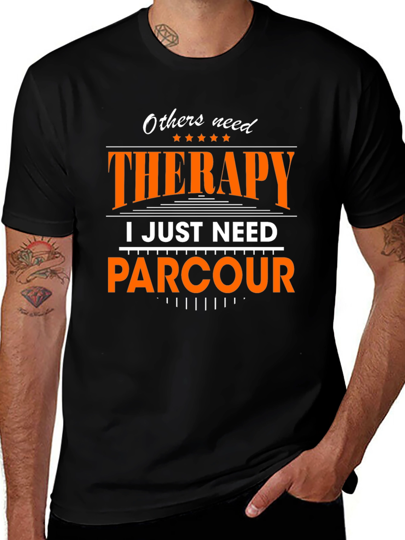 Therapy Parcour Black T-Shirt
