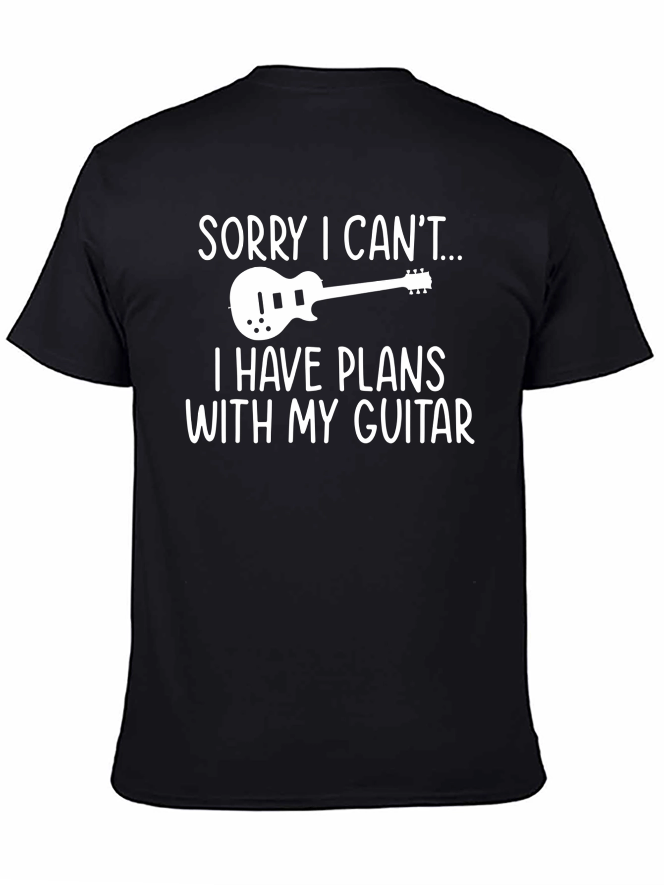 Guitar Plans Graphic Tee - Musicians Humor