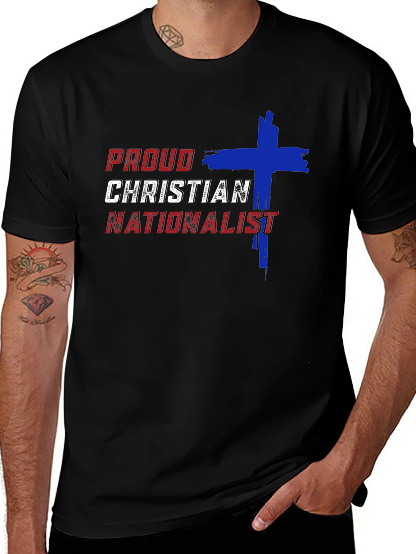 Proud Christian Nationalist Graphic Tee