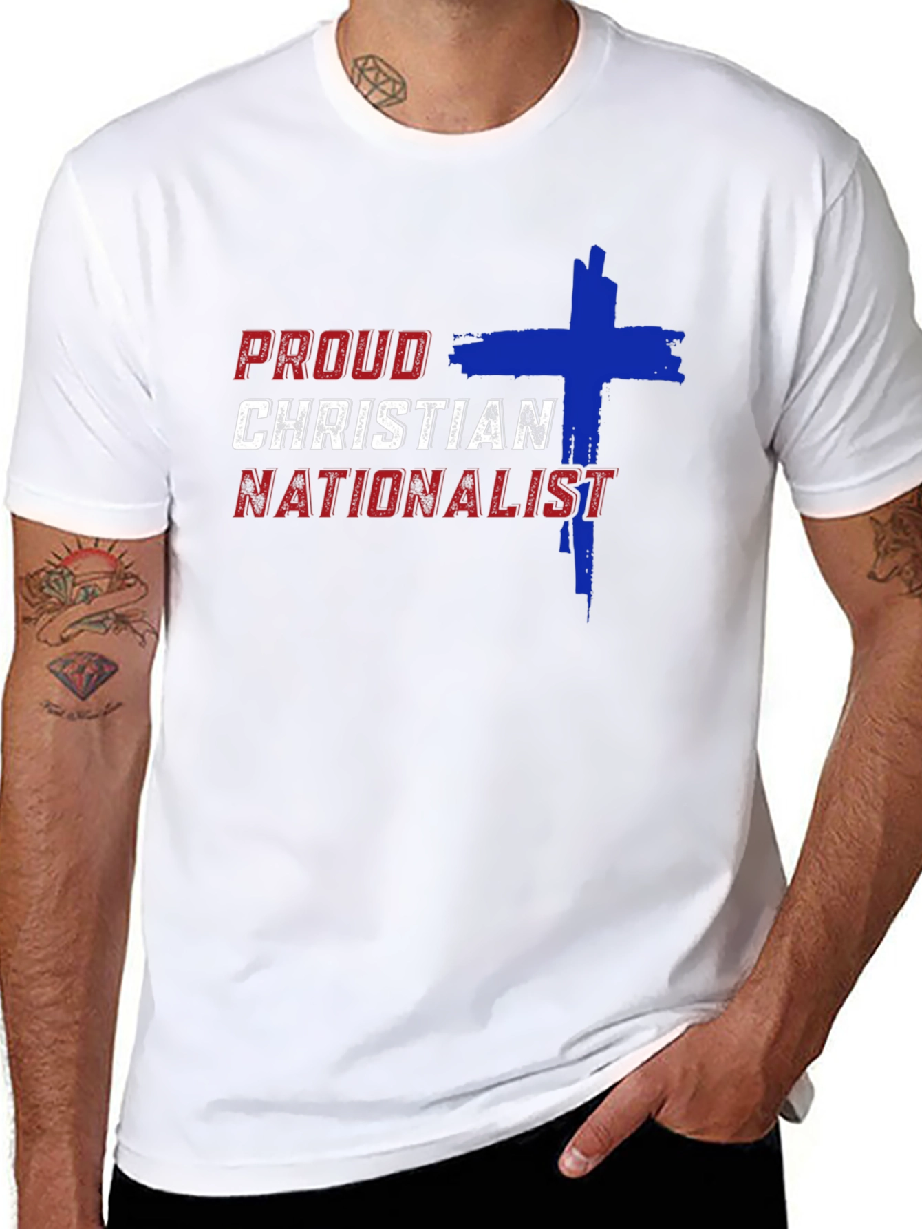 Proud Christian Nationalist Graphic Tee