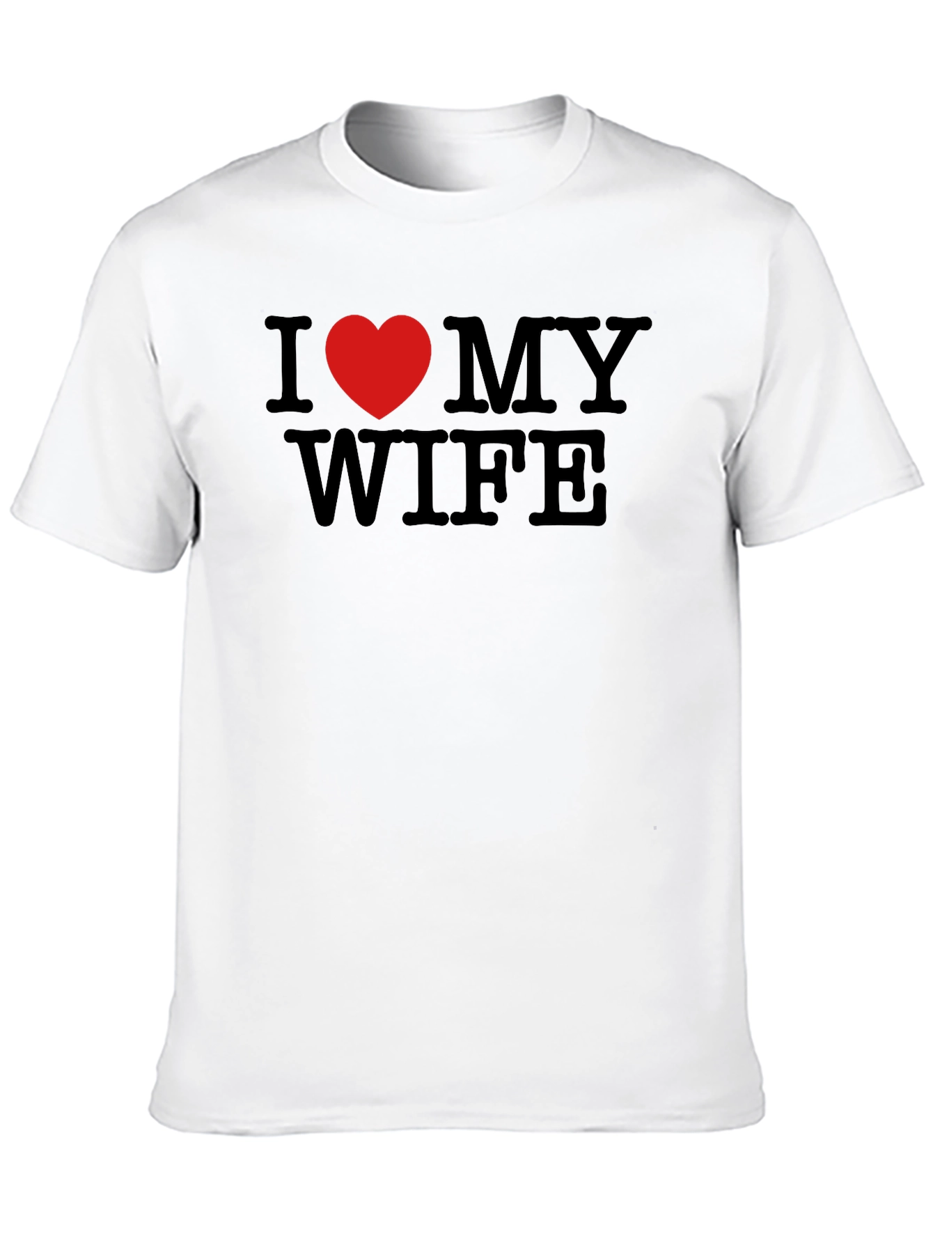 I Heart My Wife Graphic Tee - Black