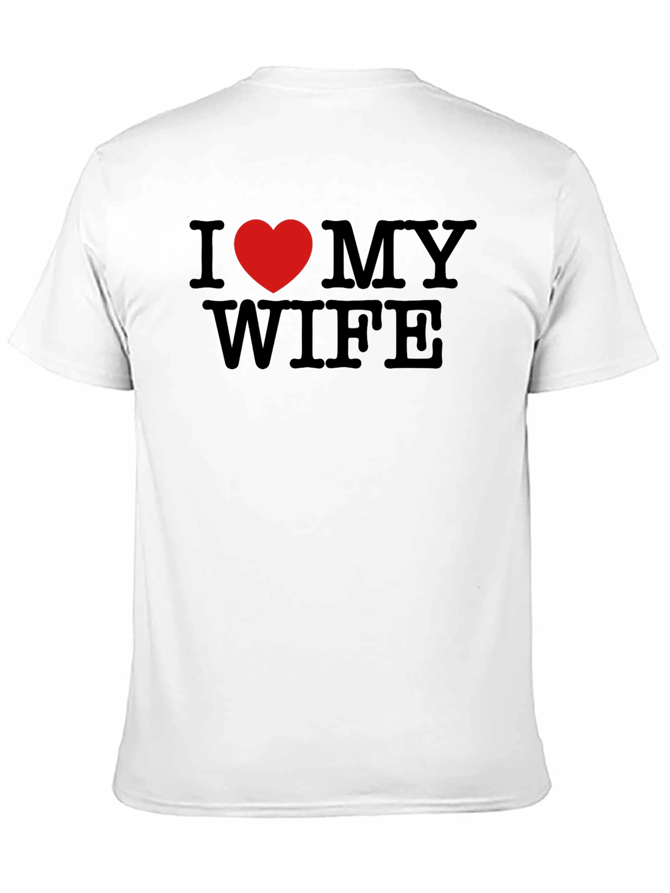 I Heart My Wife Graphic Tee - Black