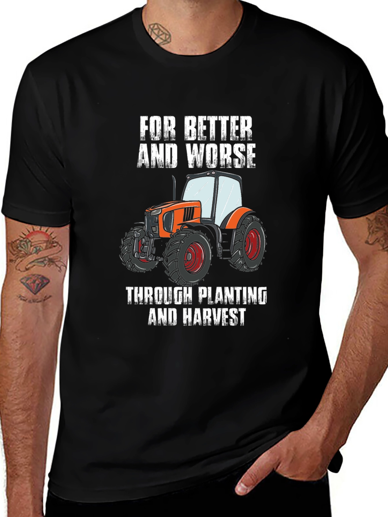Farmer Tractor T-Shirt - Planting & Harvest