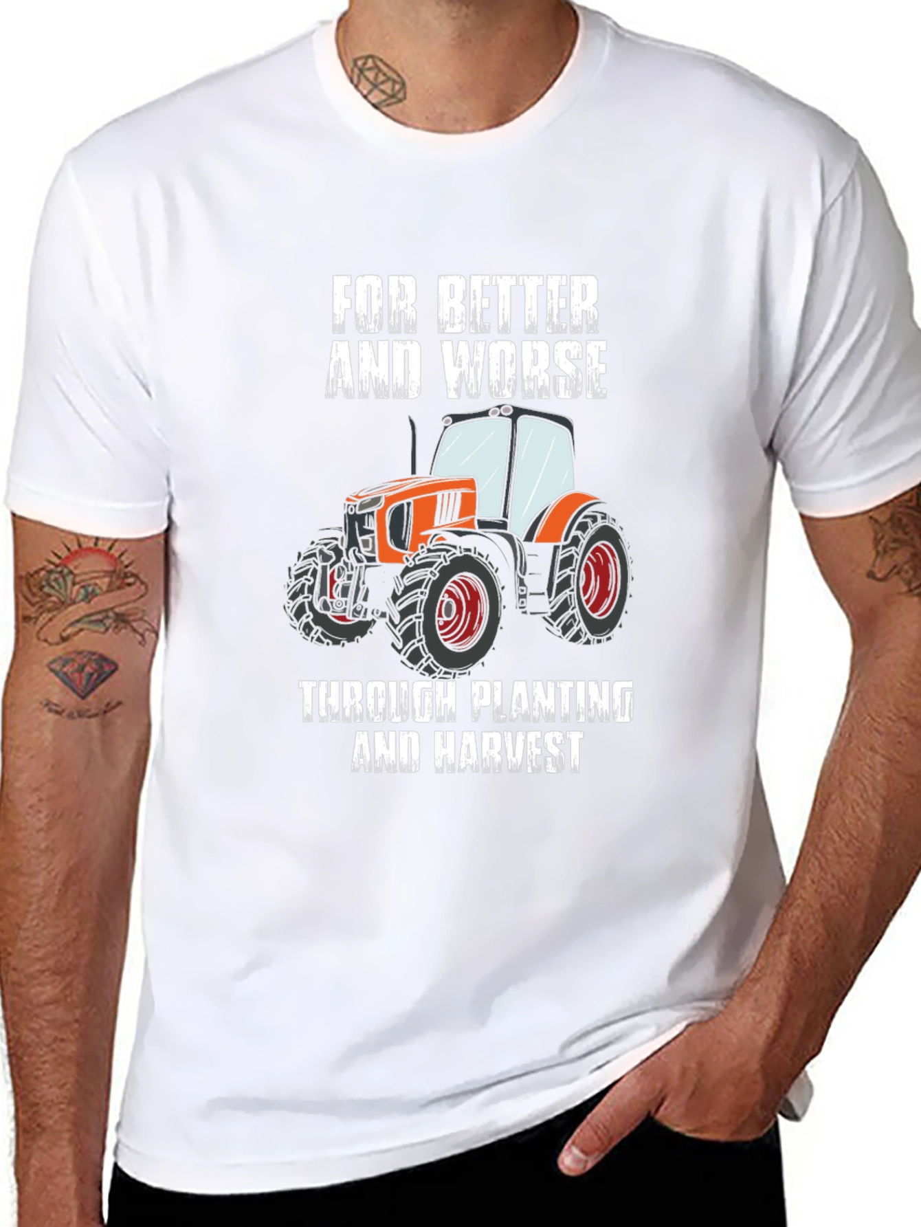 Farmer Tractor T-Shirt - Planting & Harvest