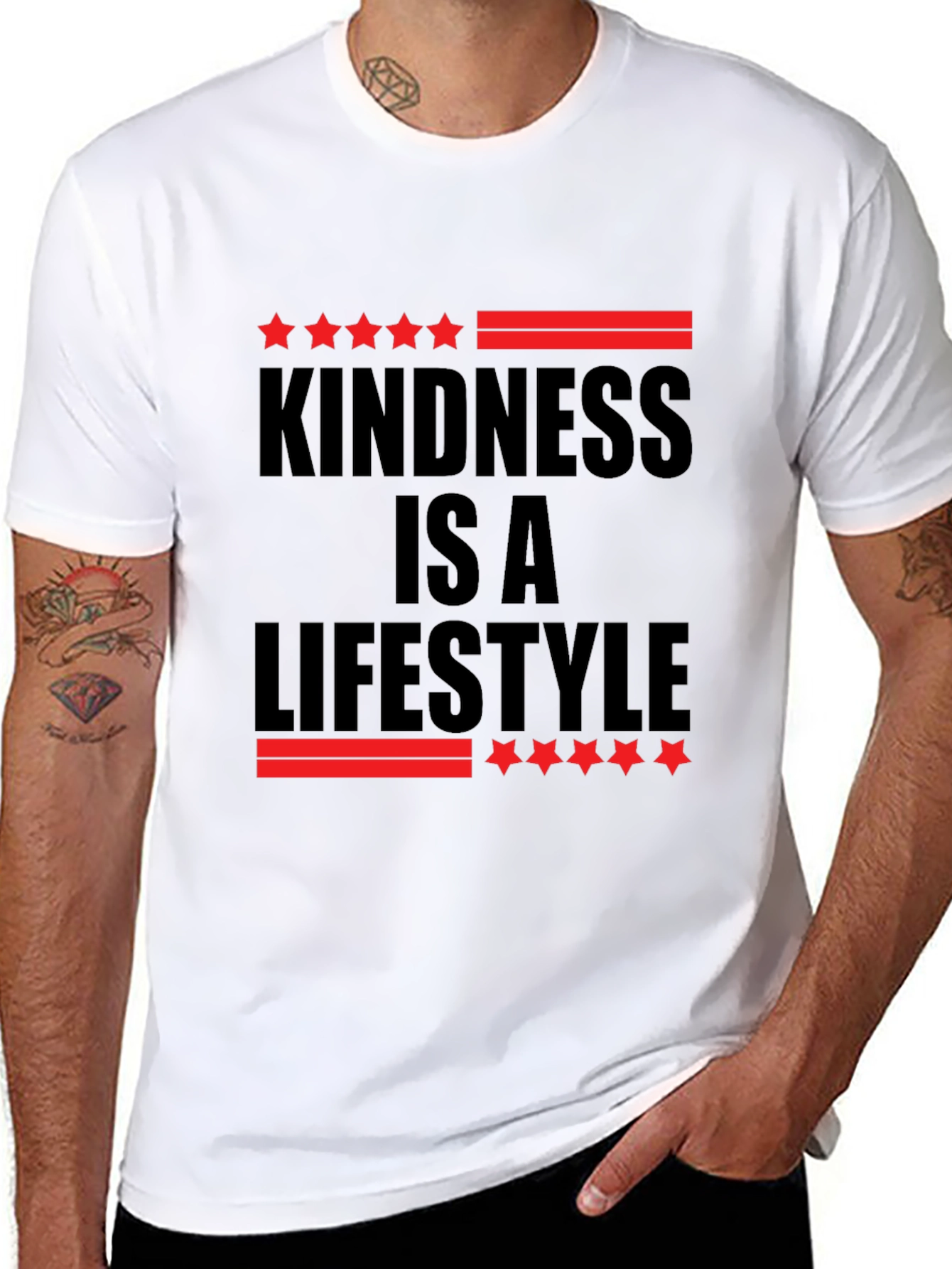 Kindness Is A Lifestyle Graphic Tee
