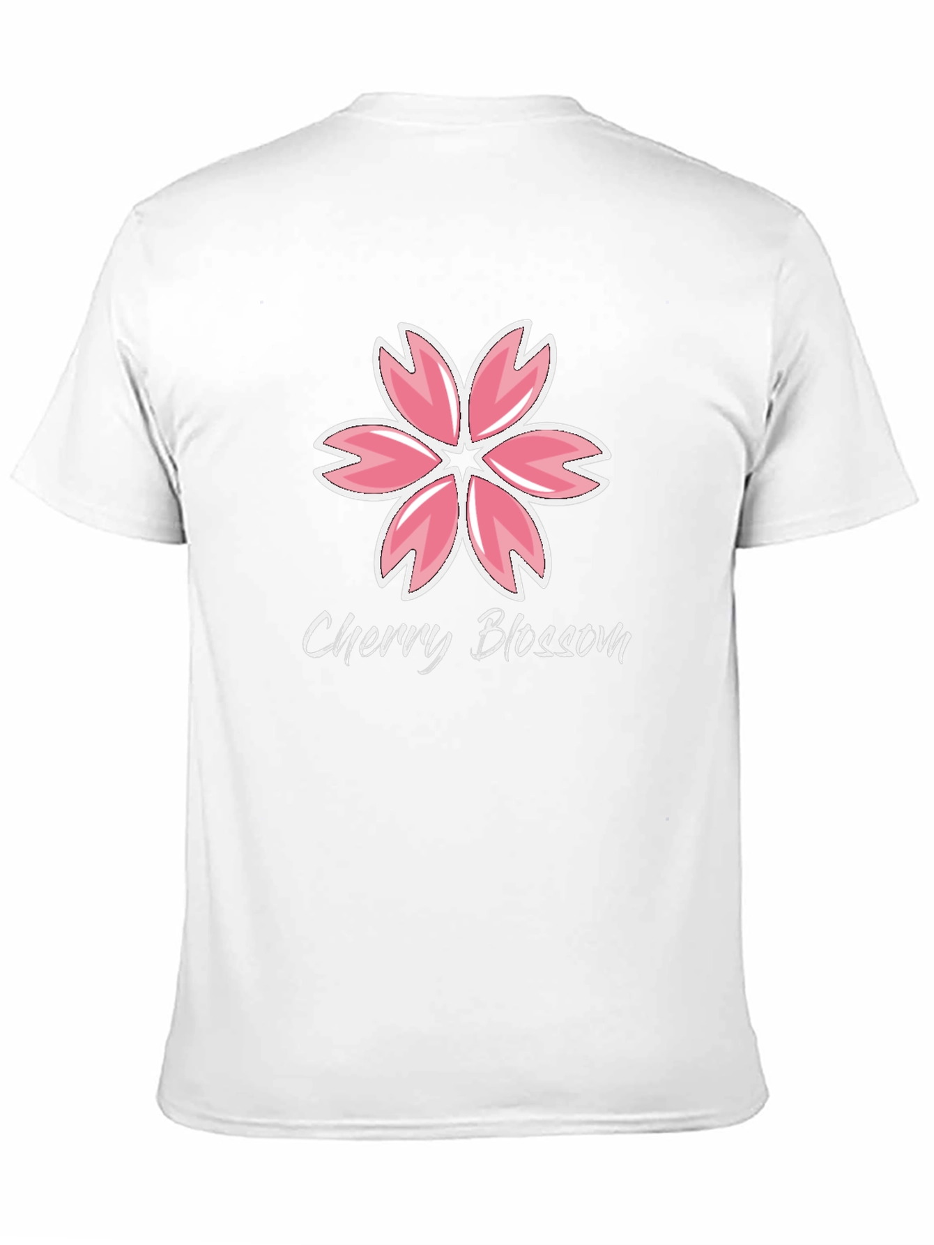 Cherry Blossom Graphic Black T-Shirt