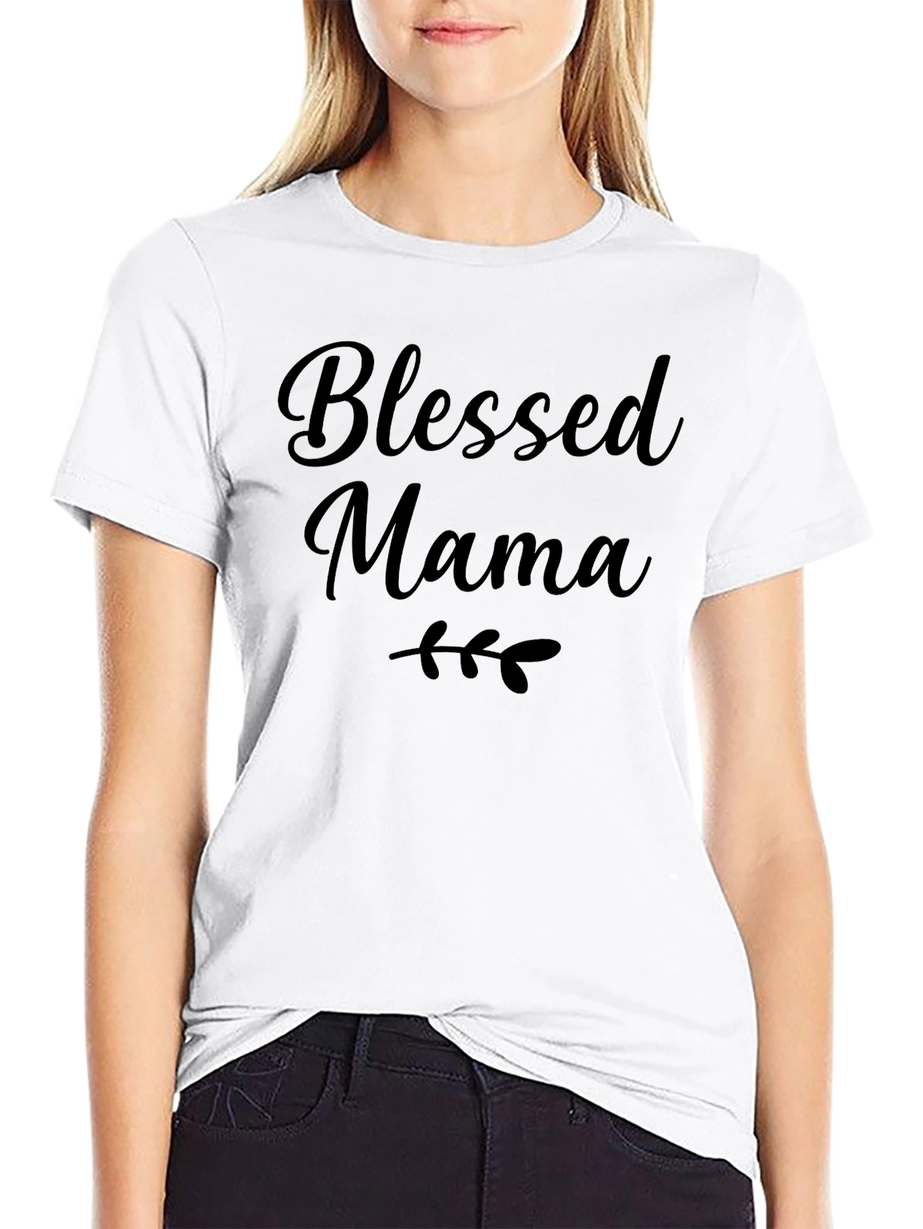 Blessed Mama Graphic T-Shirt - Soft Cotton Tee