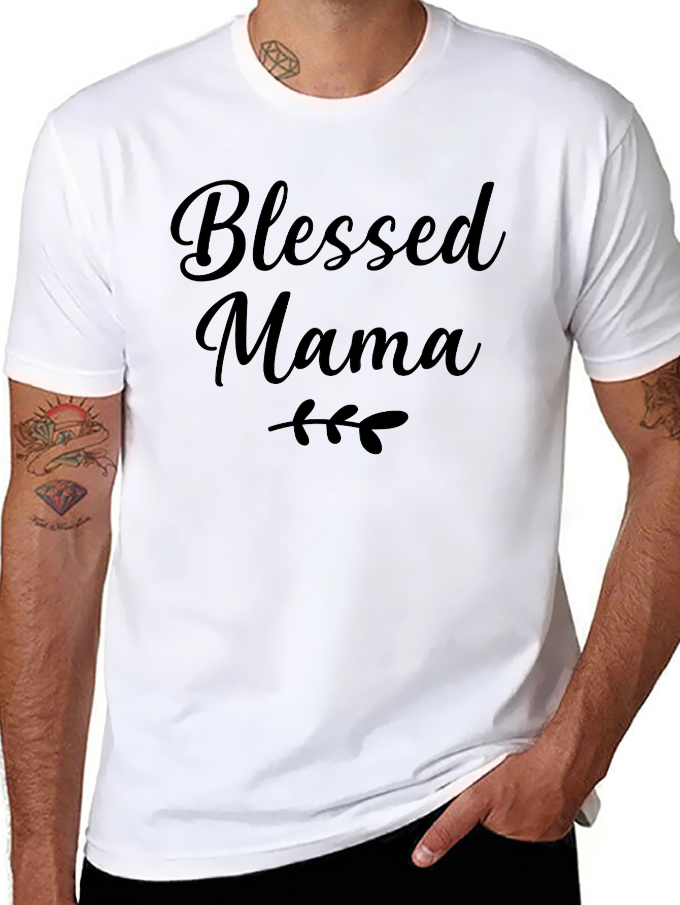 Blessed Mama Graphic T-Shirt - Soft Cotton Tee
