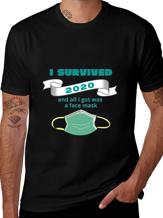 I Survived 2020 Face Mask Tee
