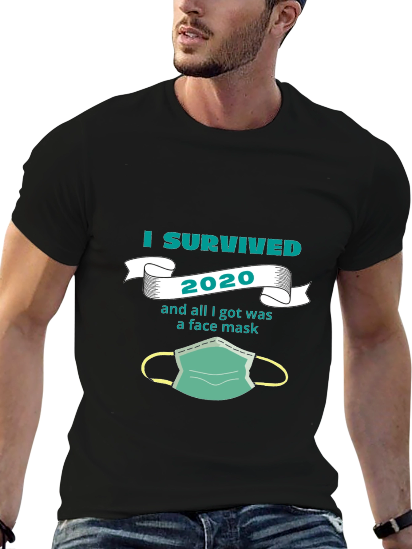I Survived 2020 Face Mask Tee