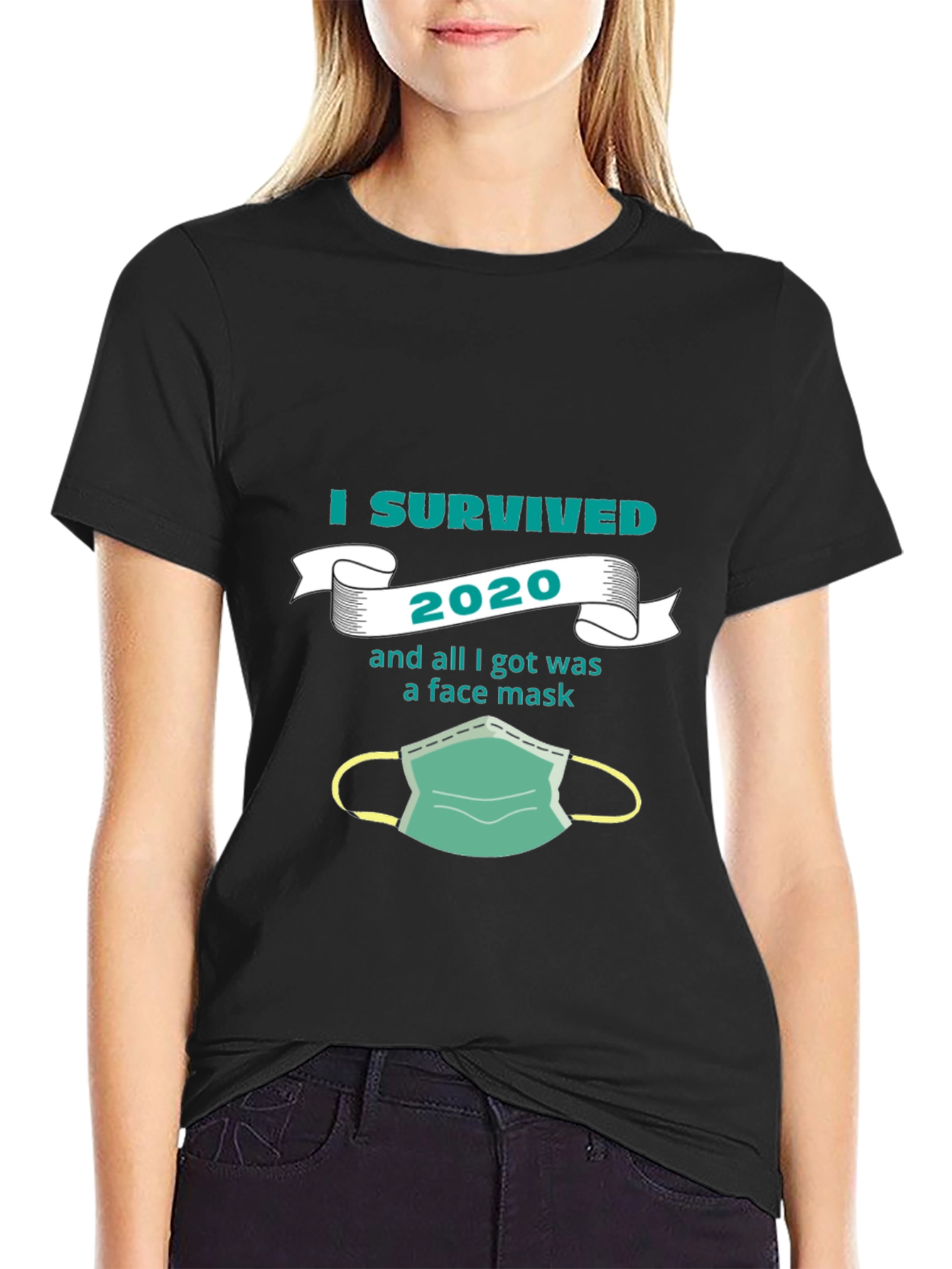 I Survived 2020 Face Mask Tee