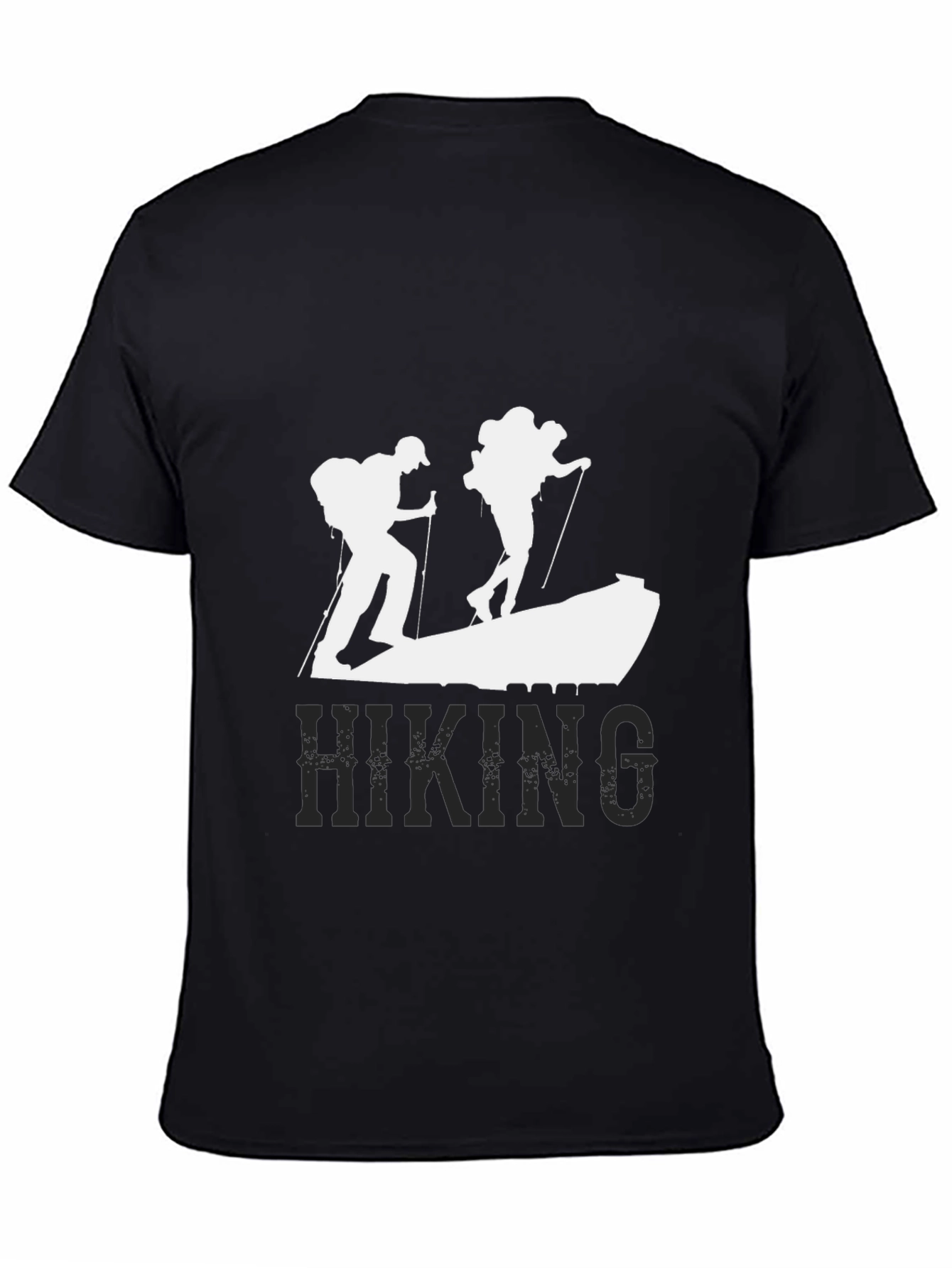 Hiking Adventure T-Shirt - Black Graphic Tee