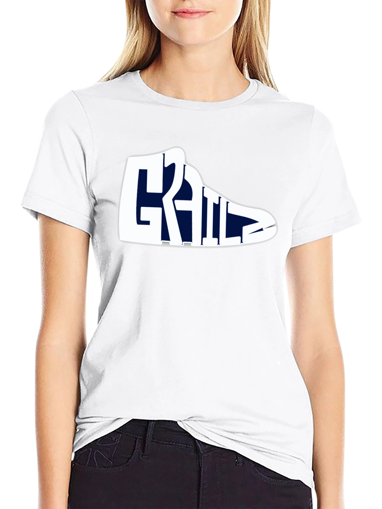 Grails Sneaker Graphic Tee - Black