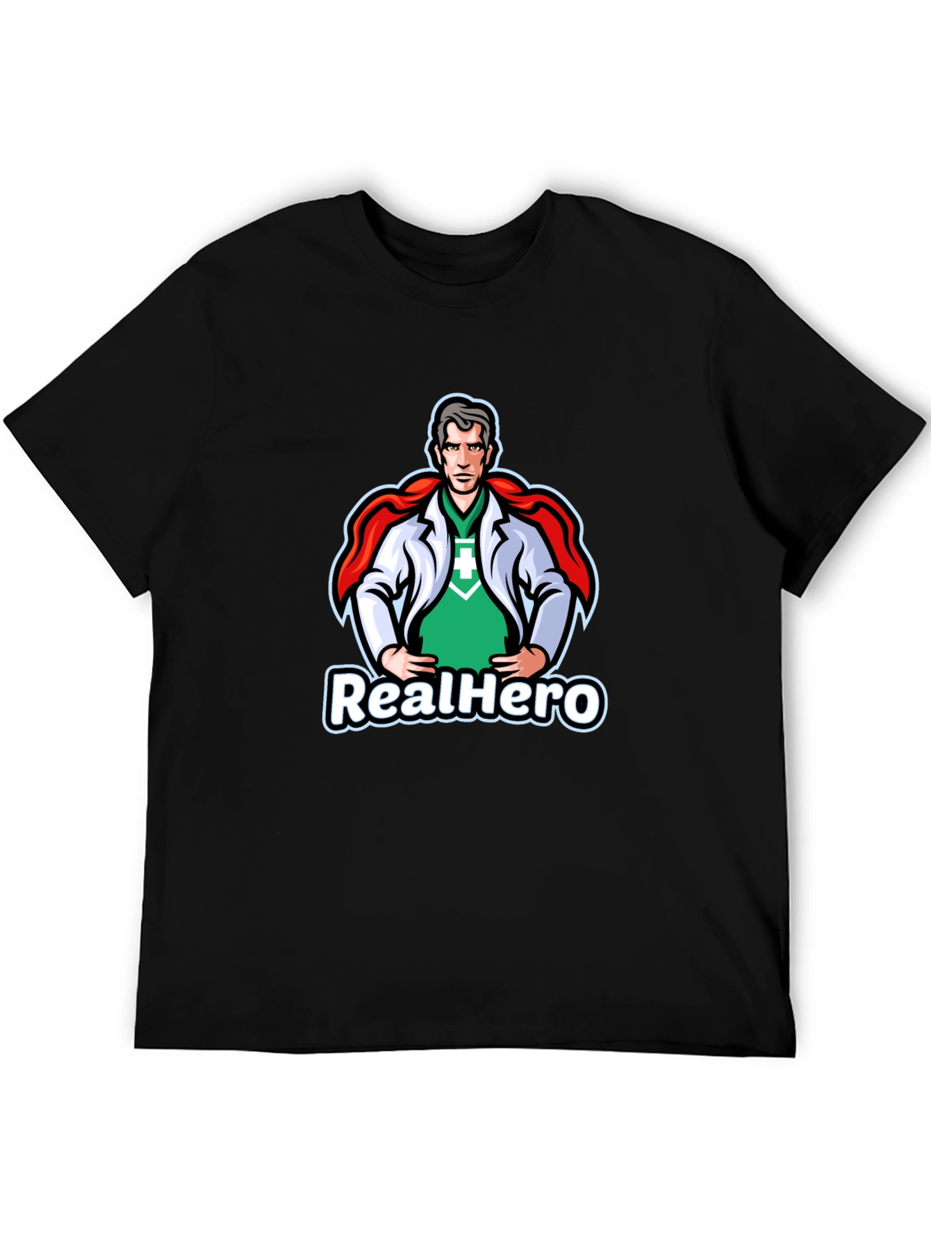 RealHero Doctor T-Shirt - Superhero Medical Apparel
