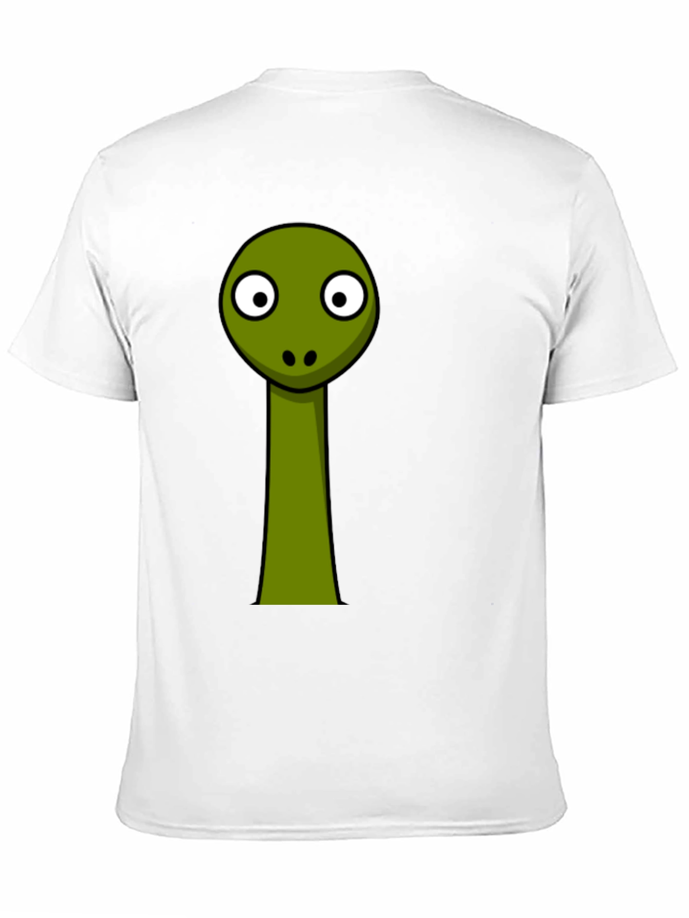 Cartoon Dinosaur Graphic Black Tee Shirt