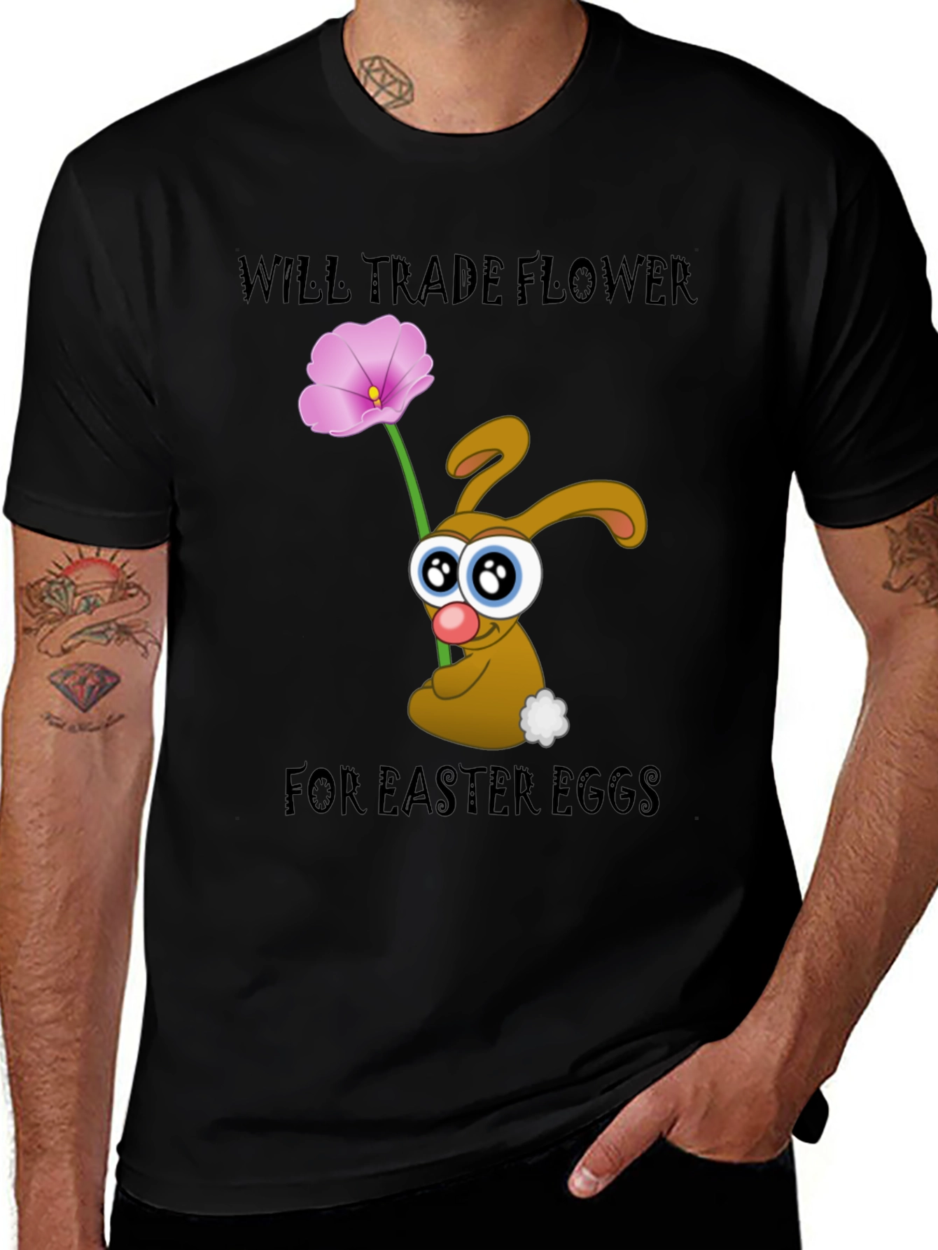 Easter Bunny Flower Trade T-Shirt