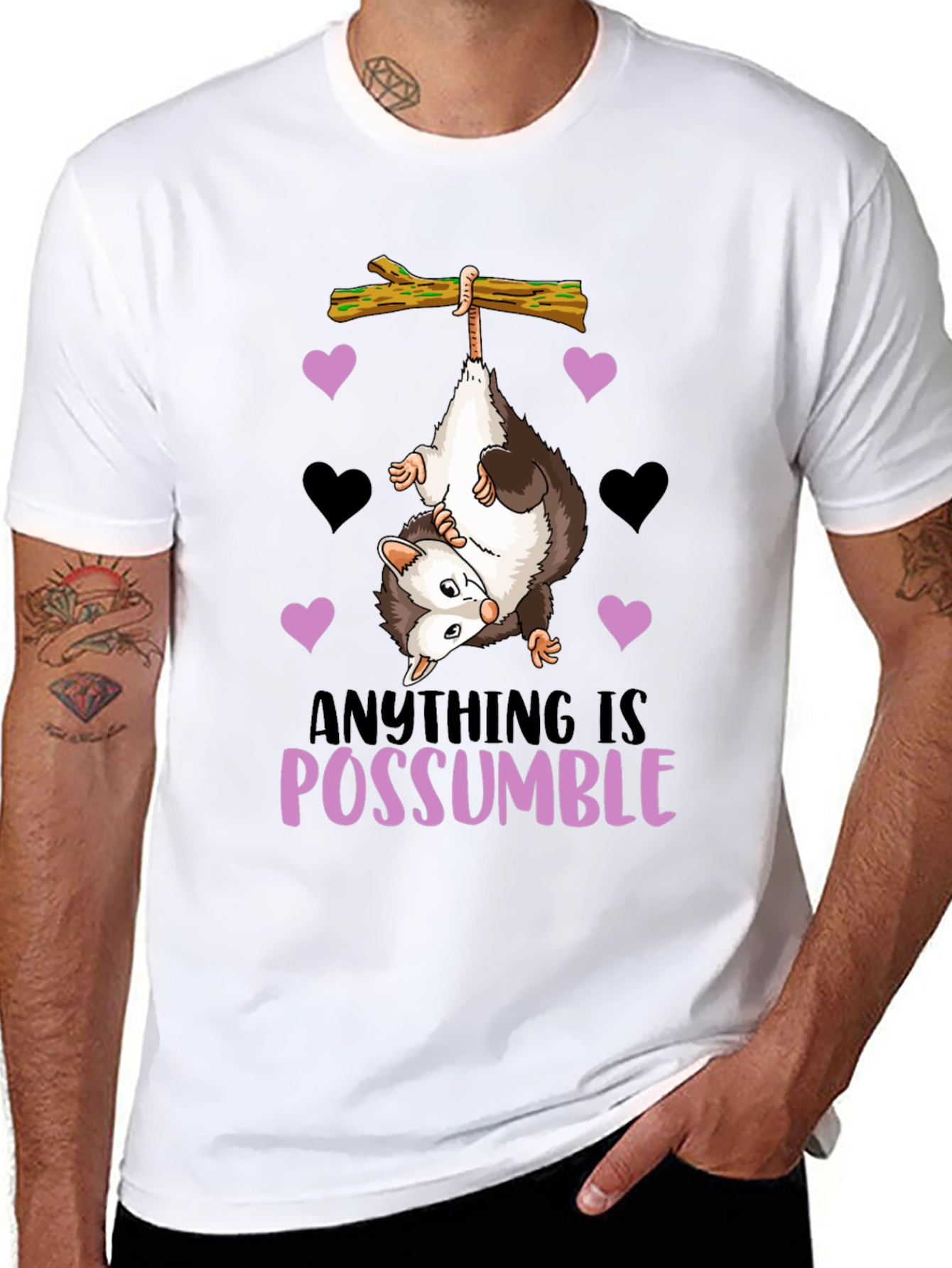 Anything Is Possumble Graphic T-Shirt