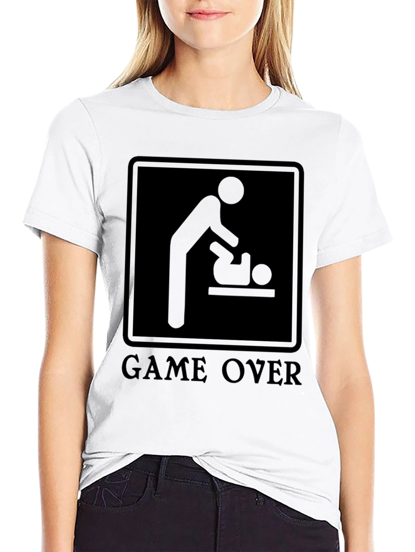 Game Over Dad T-Shirt - New Parent Humor
