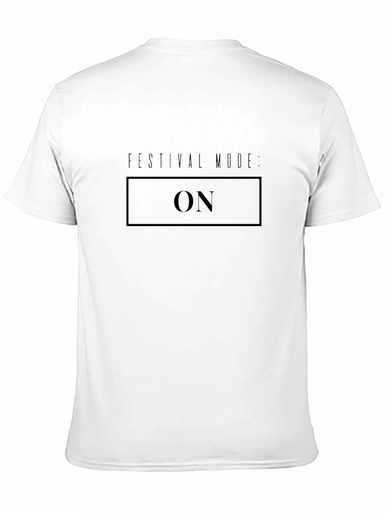 Festival Mode On Black Graphic Tee
