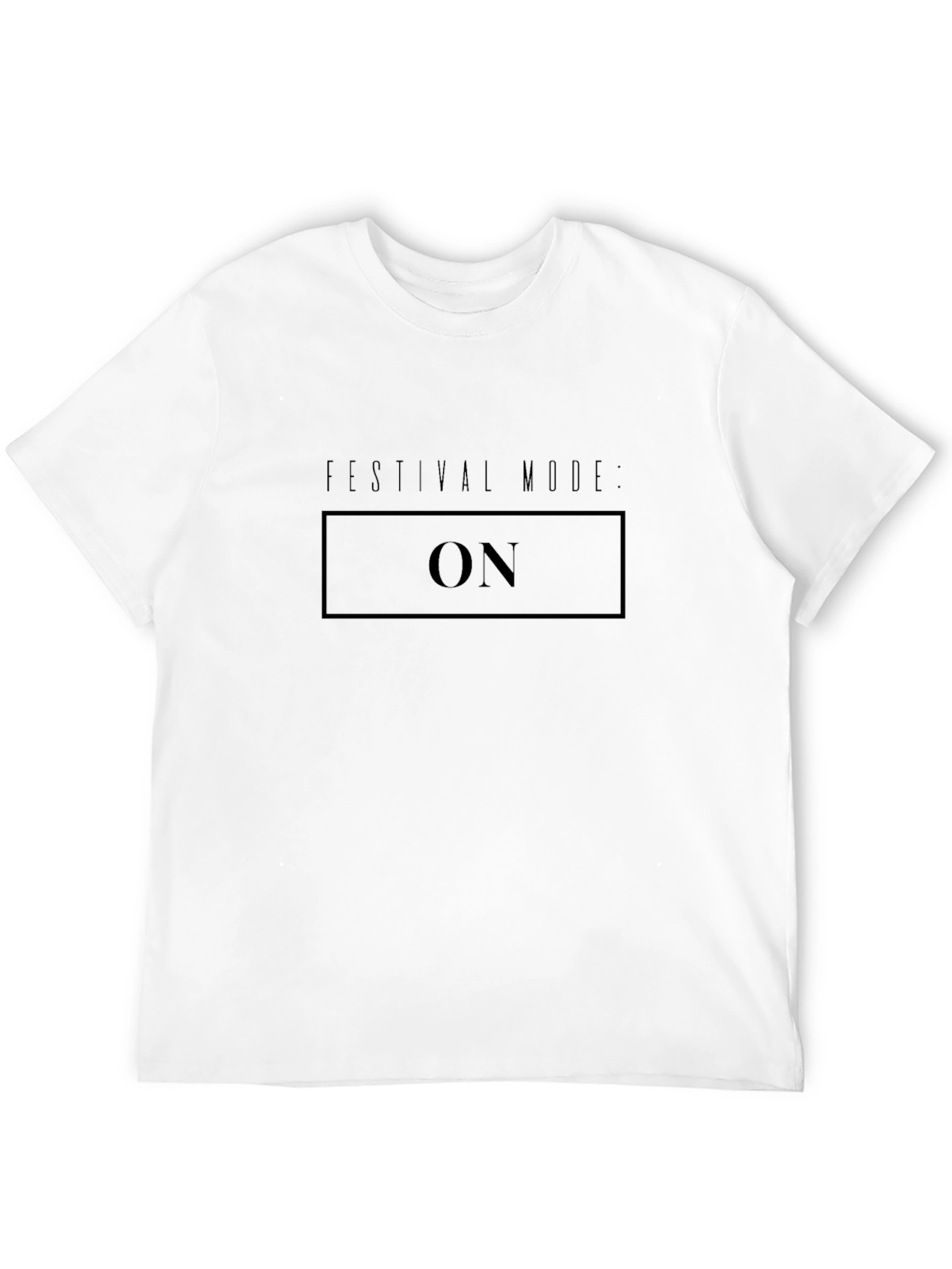 Festival Mode On Black Graphic Tee