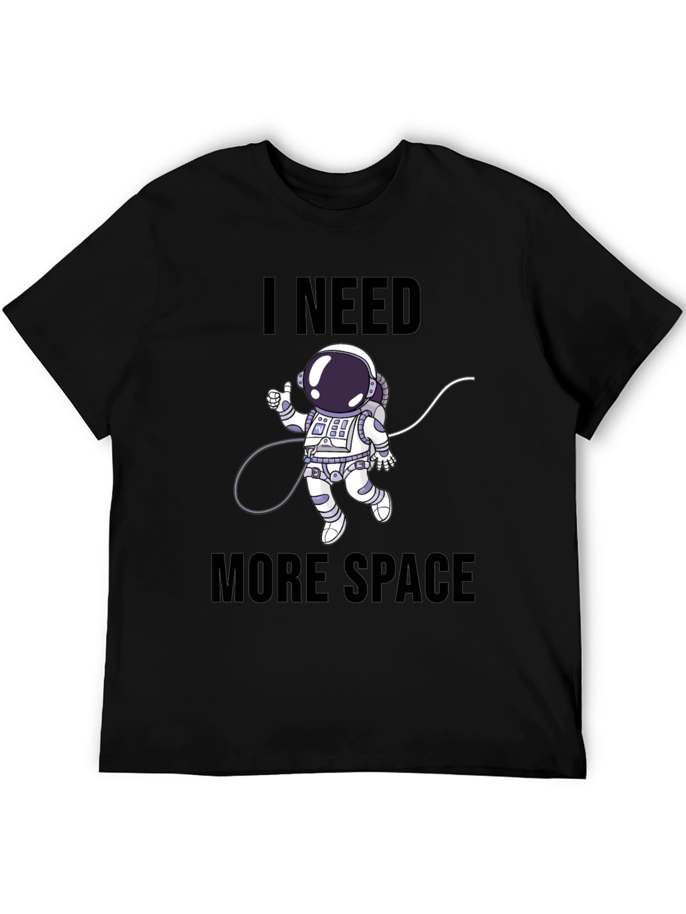 I Need More Space Astronaut Graphic T-Shirt