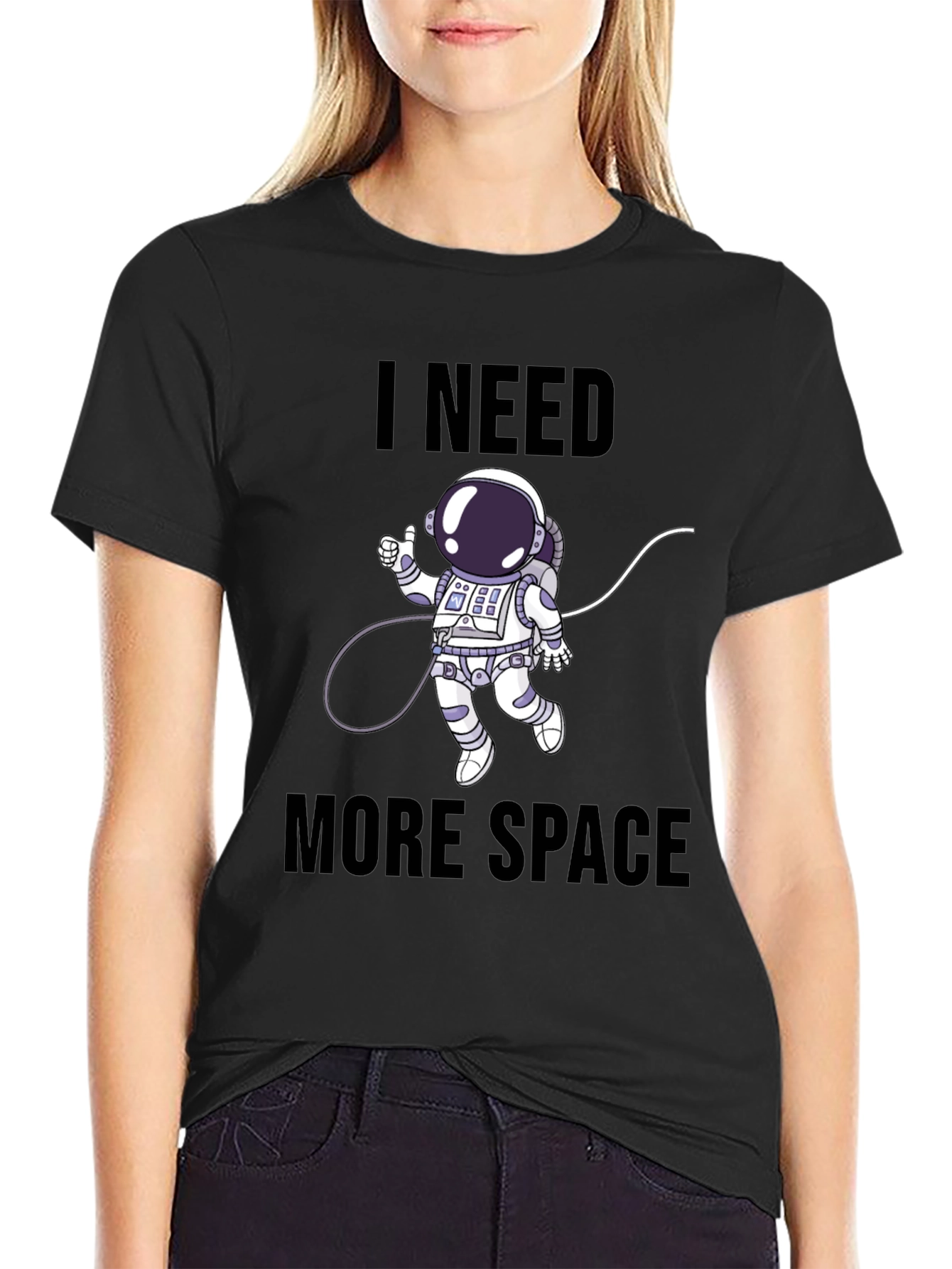 I Need More Space Astronaut Graphic T-Shirt