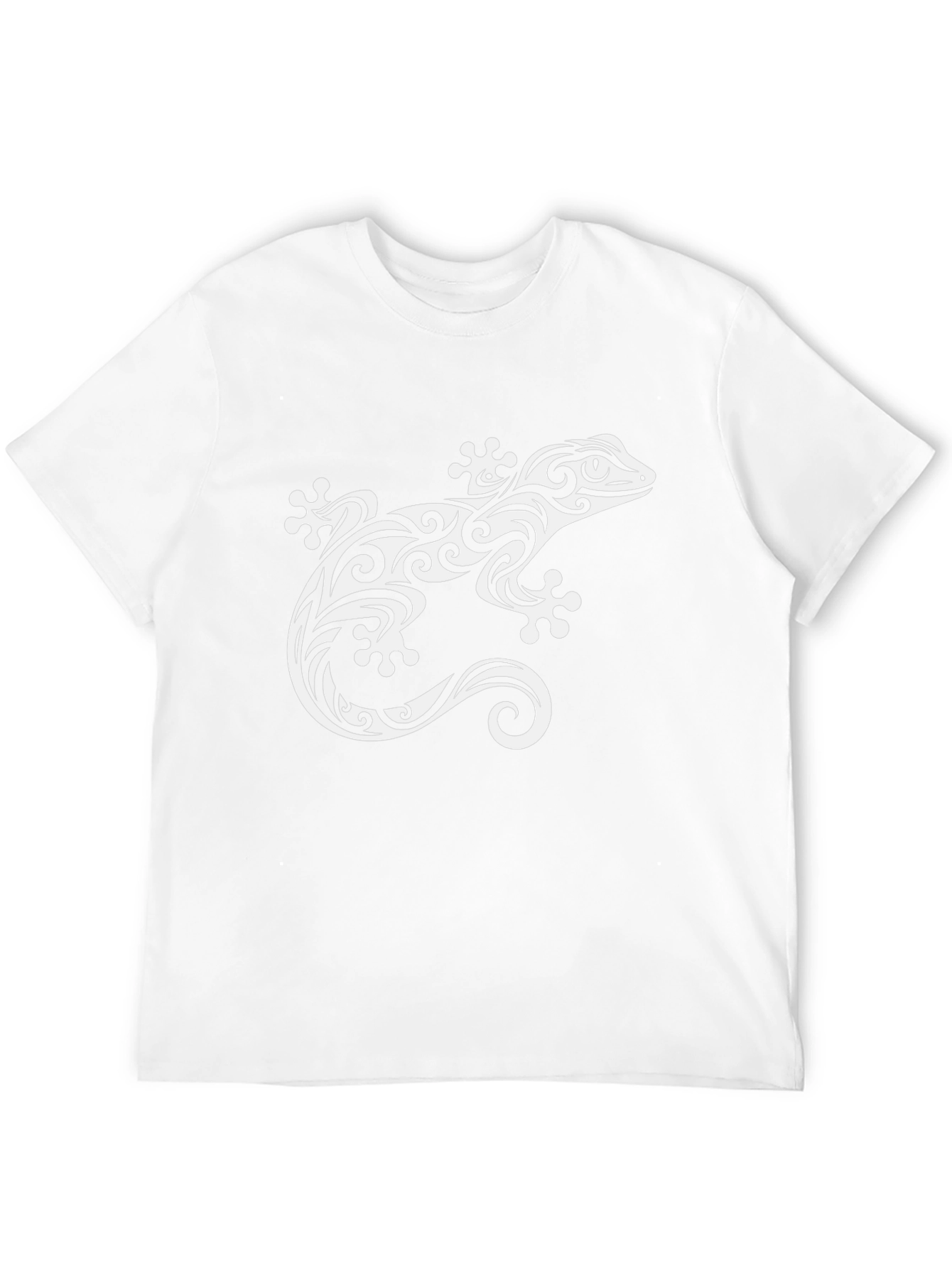 Tribal Gecko Black T-Shirt