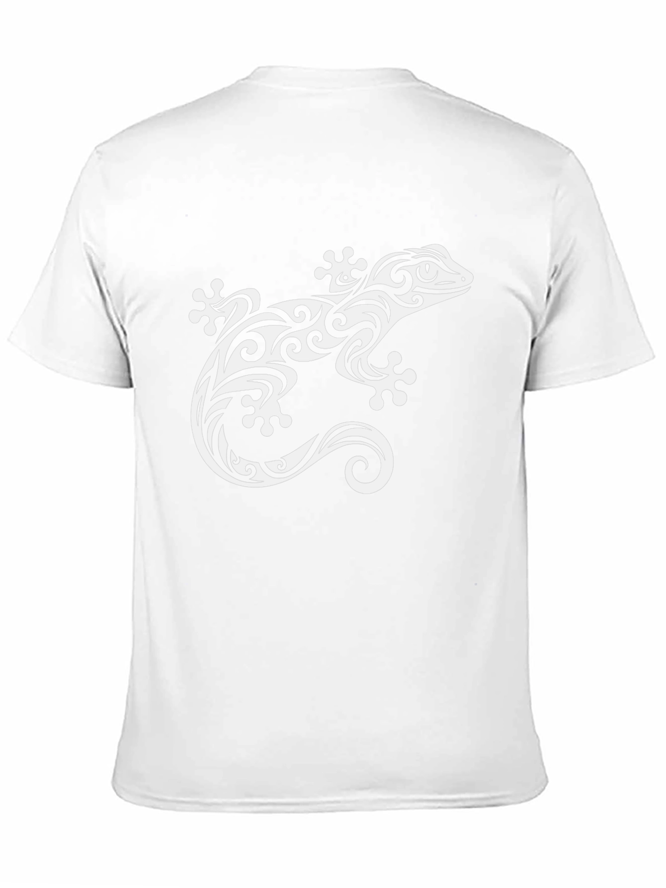 Tribal Gecko Black T-Shirt