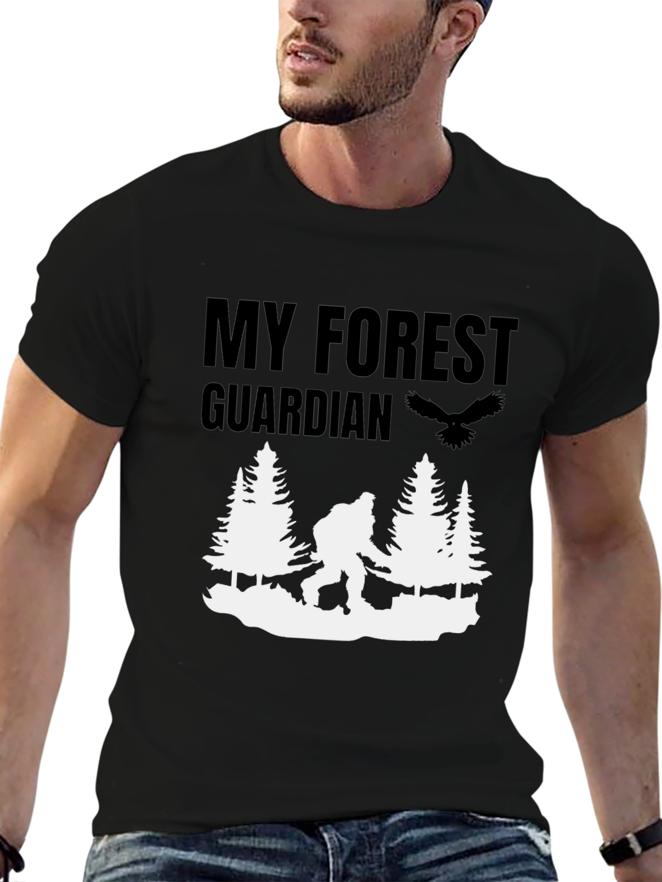 My Forest Guardian T-Shirt - Bigfoot Design