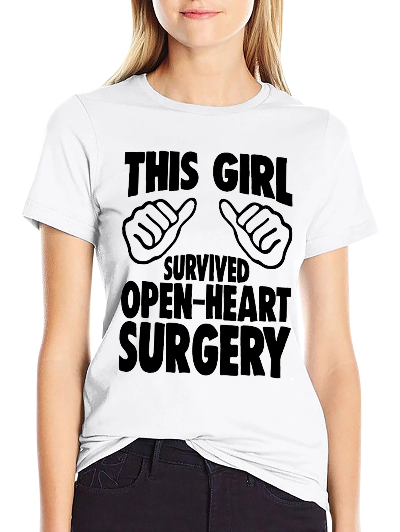 Open-Heart Surgery Survivor T-Shirt - This Girl